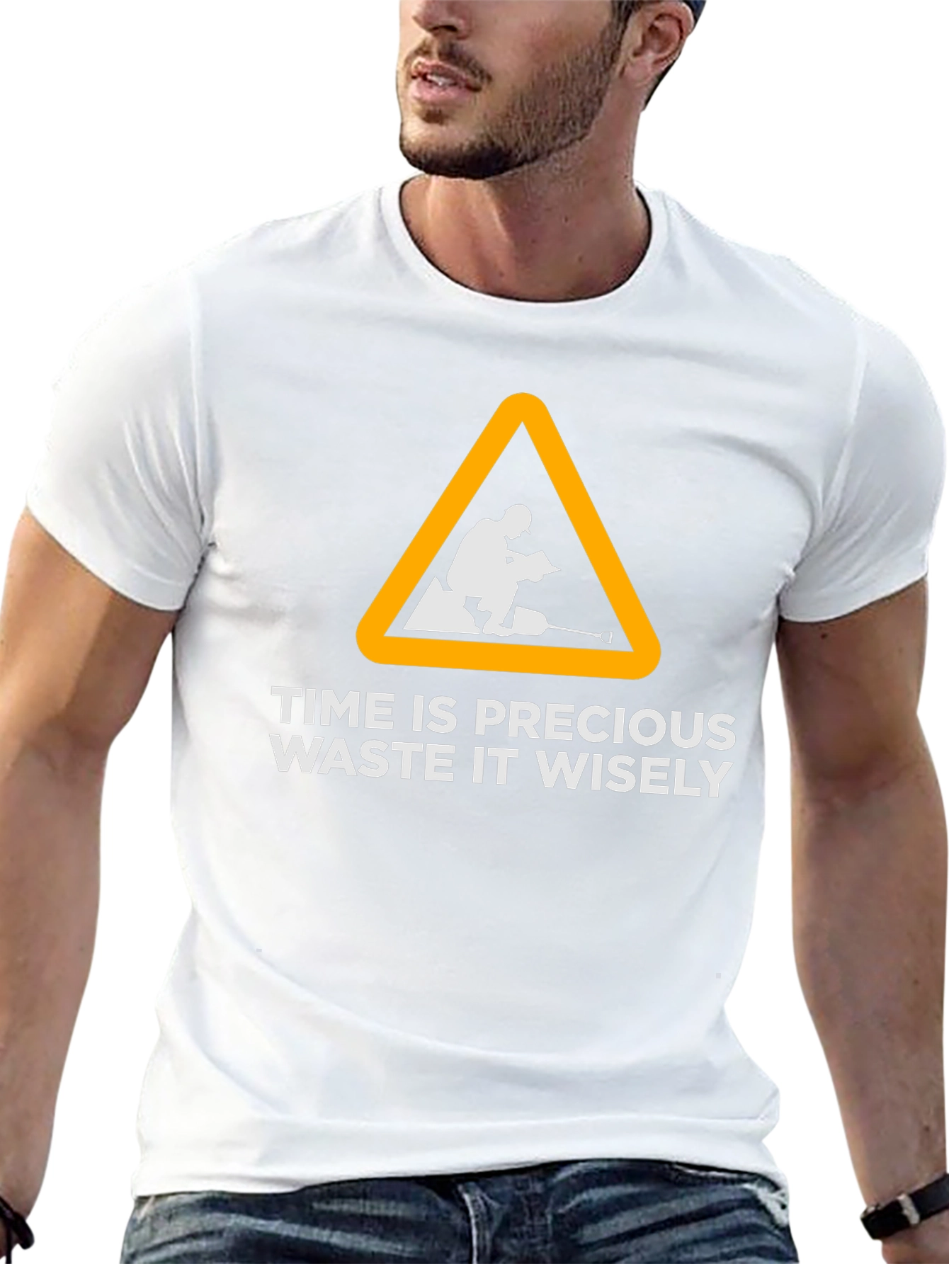 Time is Precious Graphic Tee - Black
