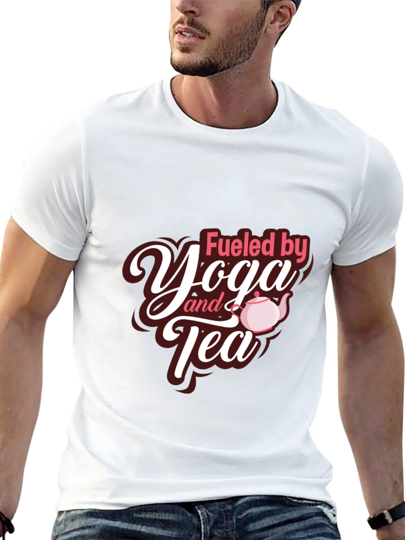 Yoga & Tea T-Shirt - Relaxed Fit Cotton Tee
