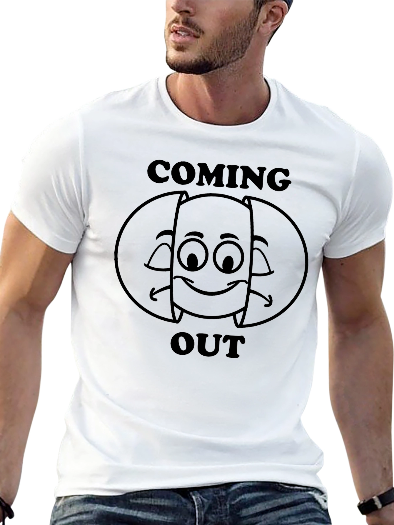 Coming Out Pumpkin Graphic Tee - Halloween