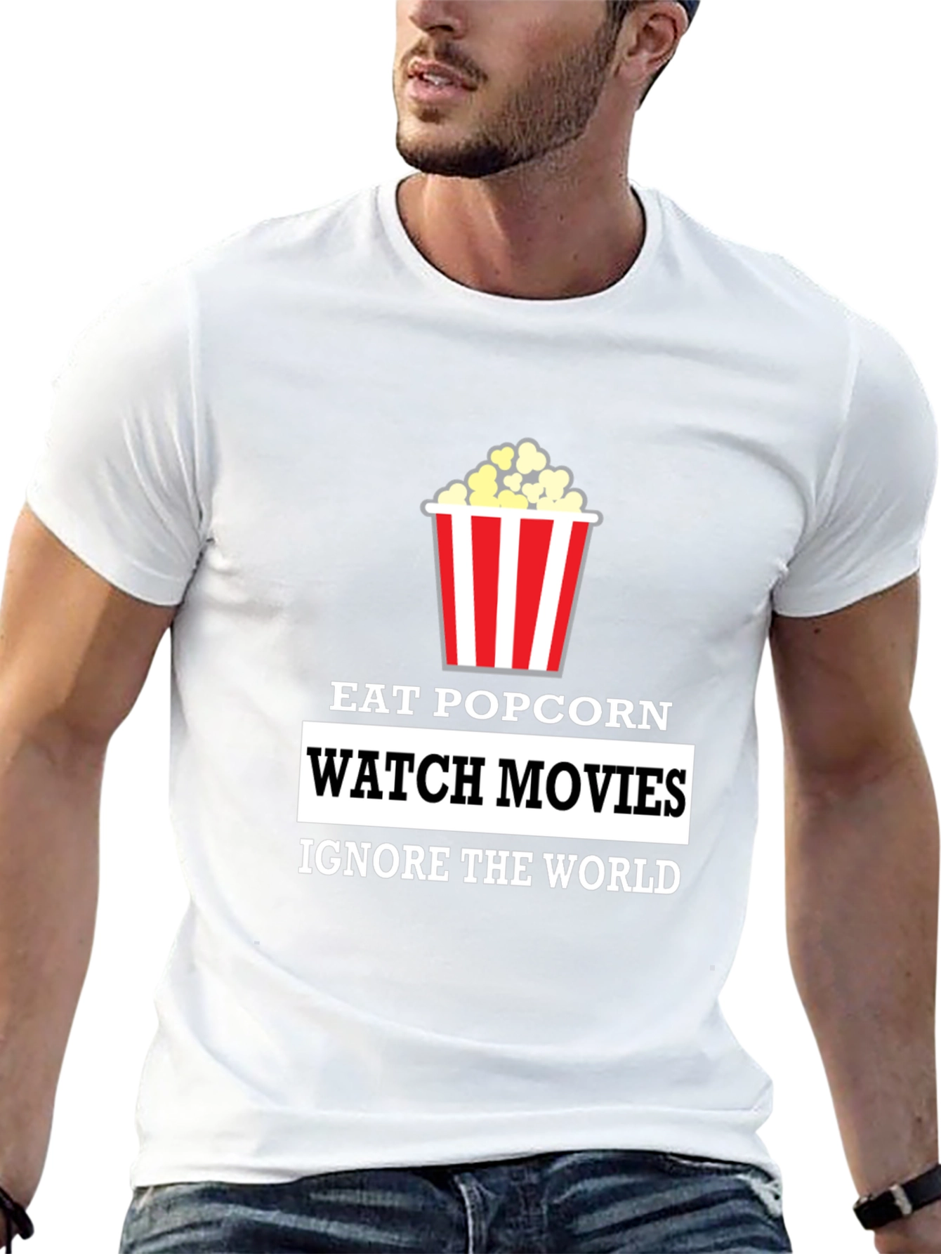 Eat Popcorn Watch Movies T-Shirt