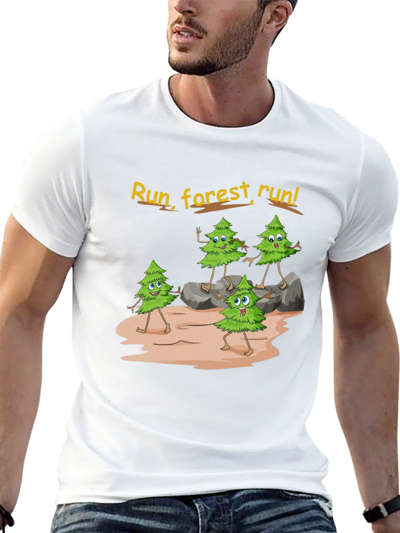 Run Forest Run Graphic T-Shirt