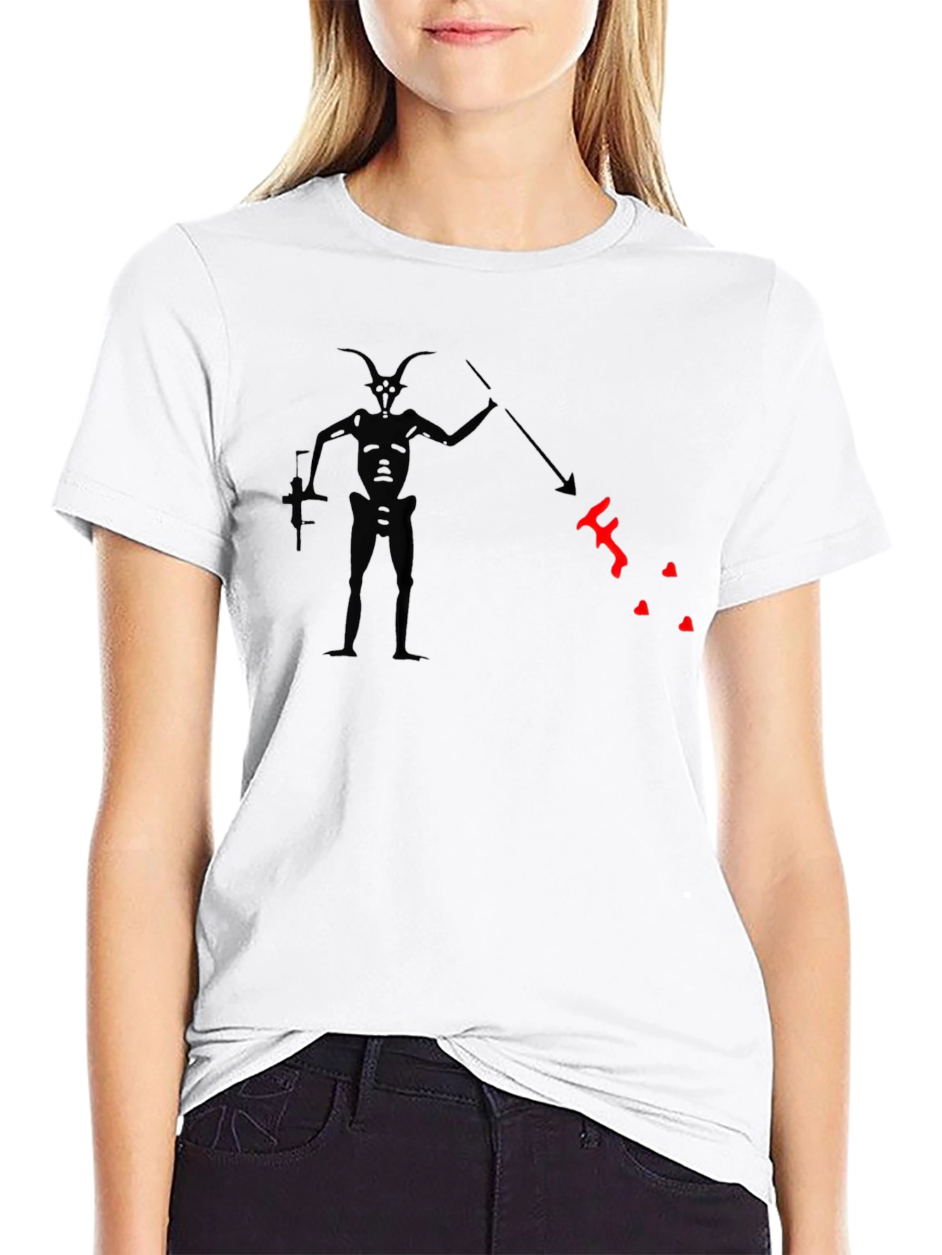 Blackbeard Pirate Flag Graphic Tee