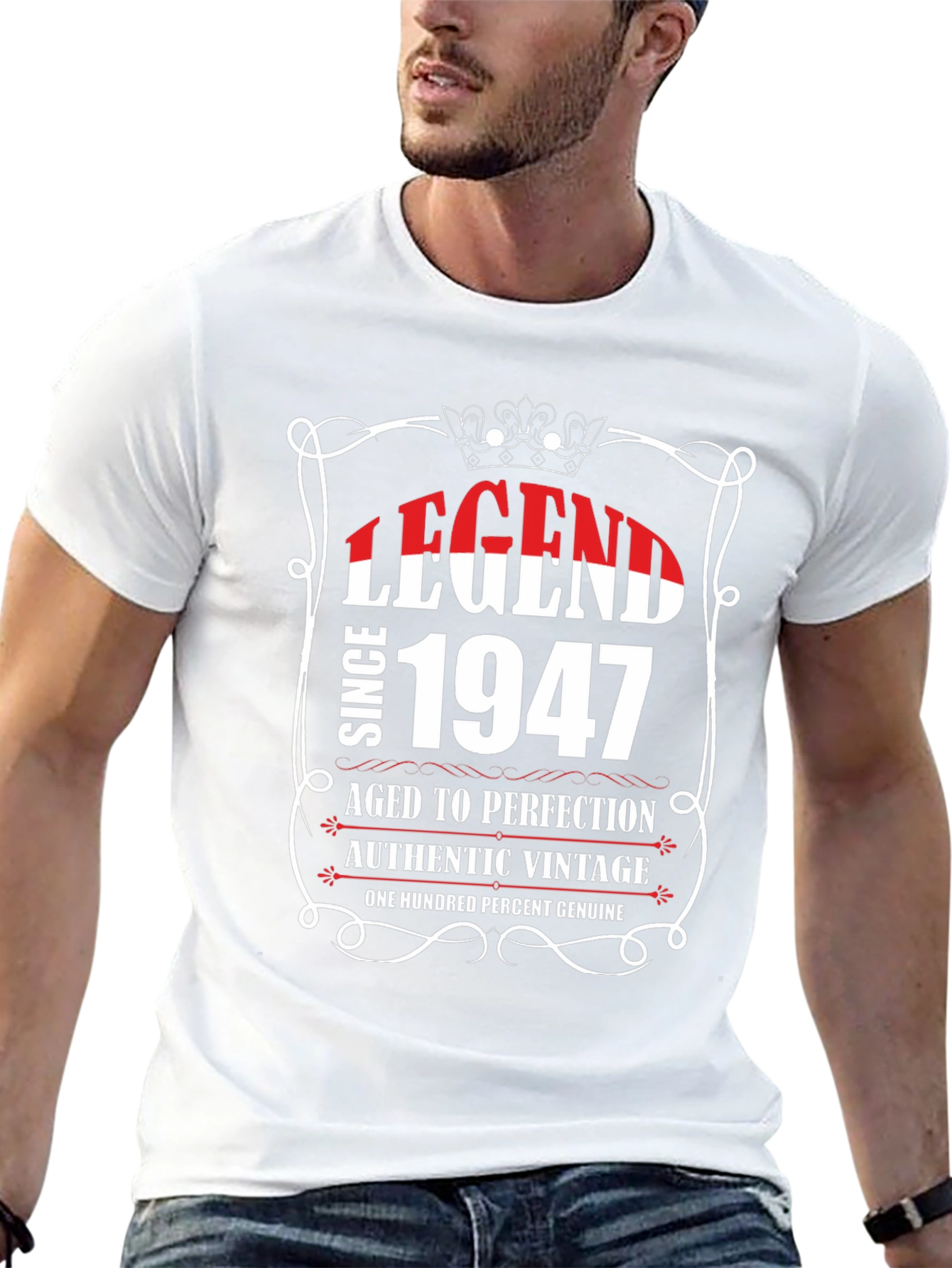 Legend Since 1947 Black Graphic T-Shirt