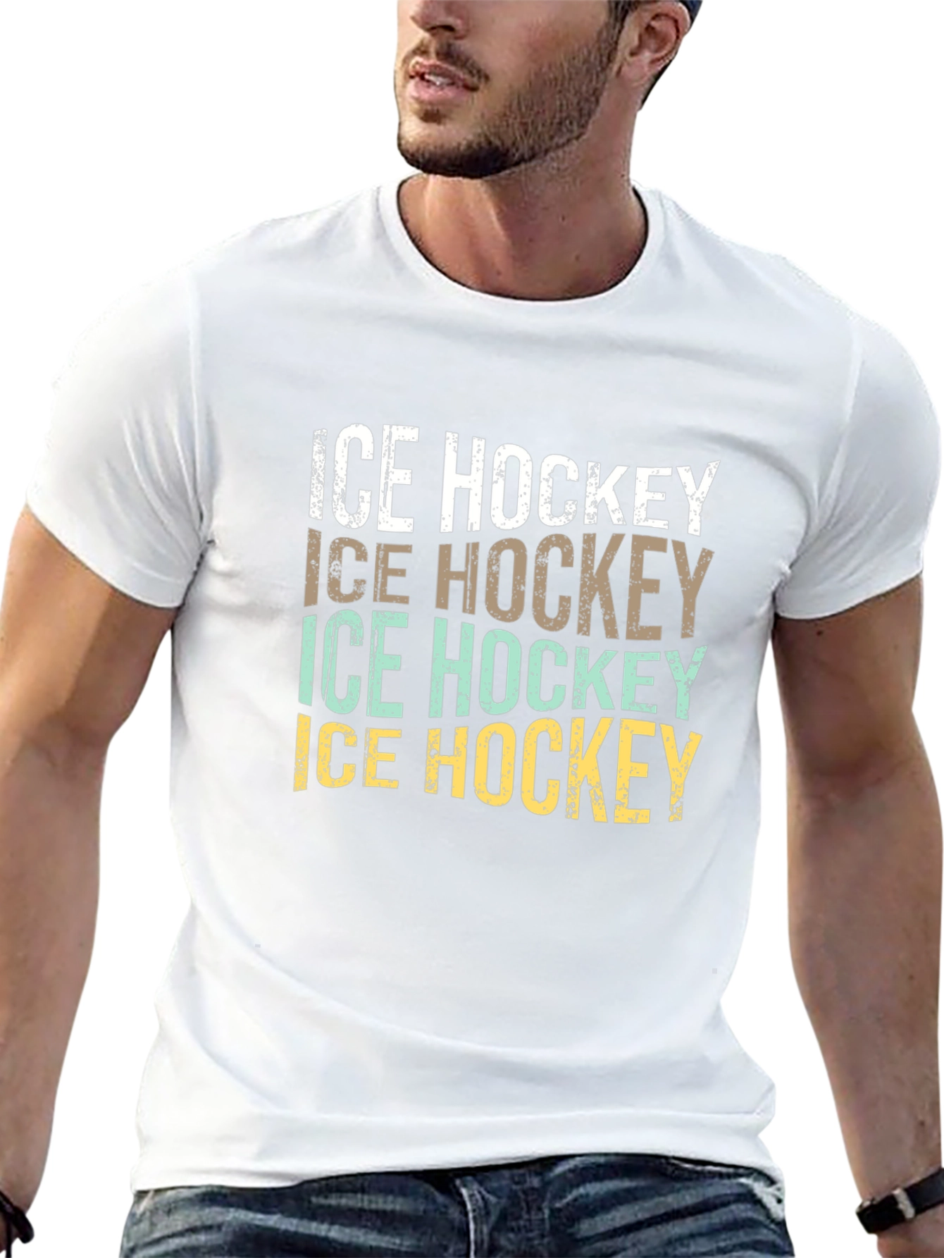 Ice Hockey Retro T-Shirt