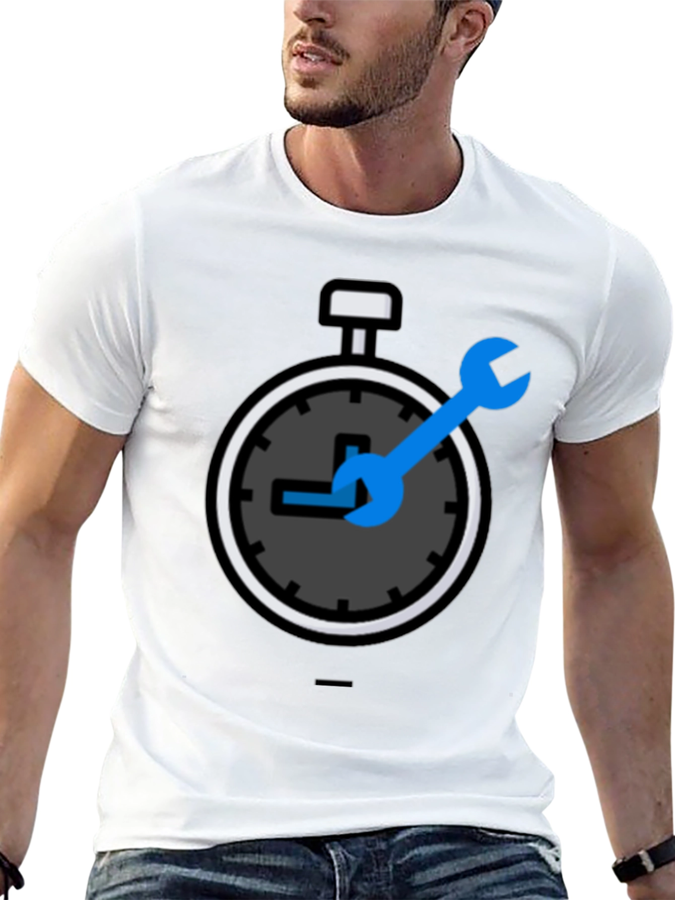 Funny Mechanic Time Wrench T-Shirt