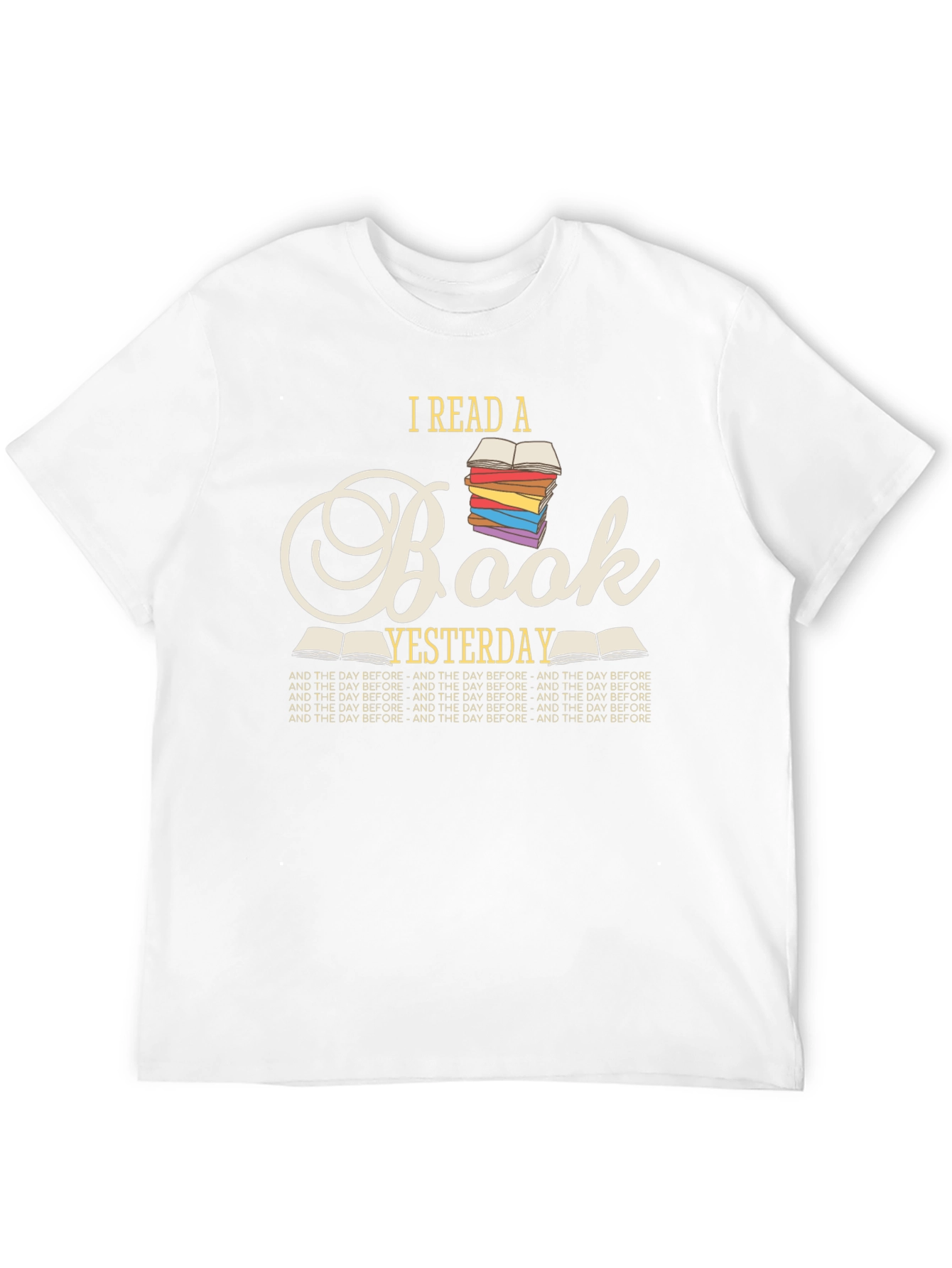 I Read A Book Yesterday Graphic Tee