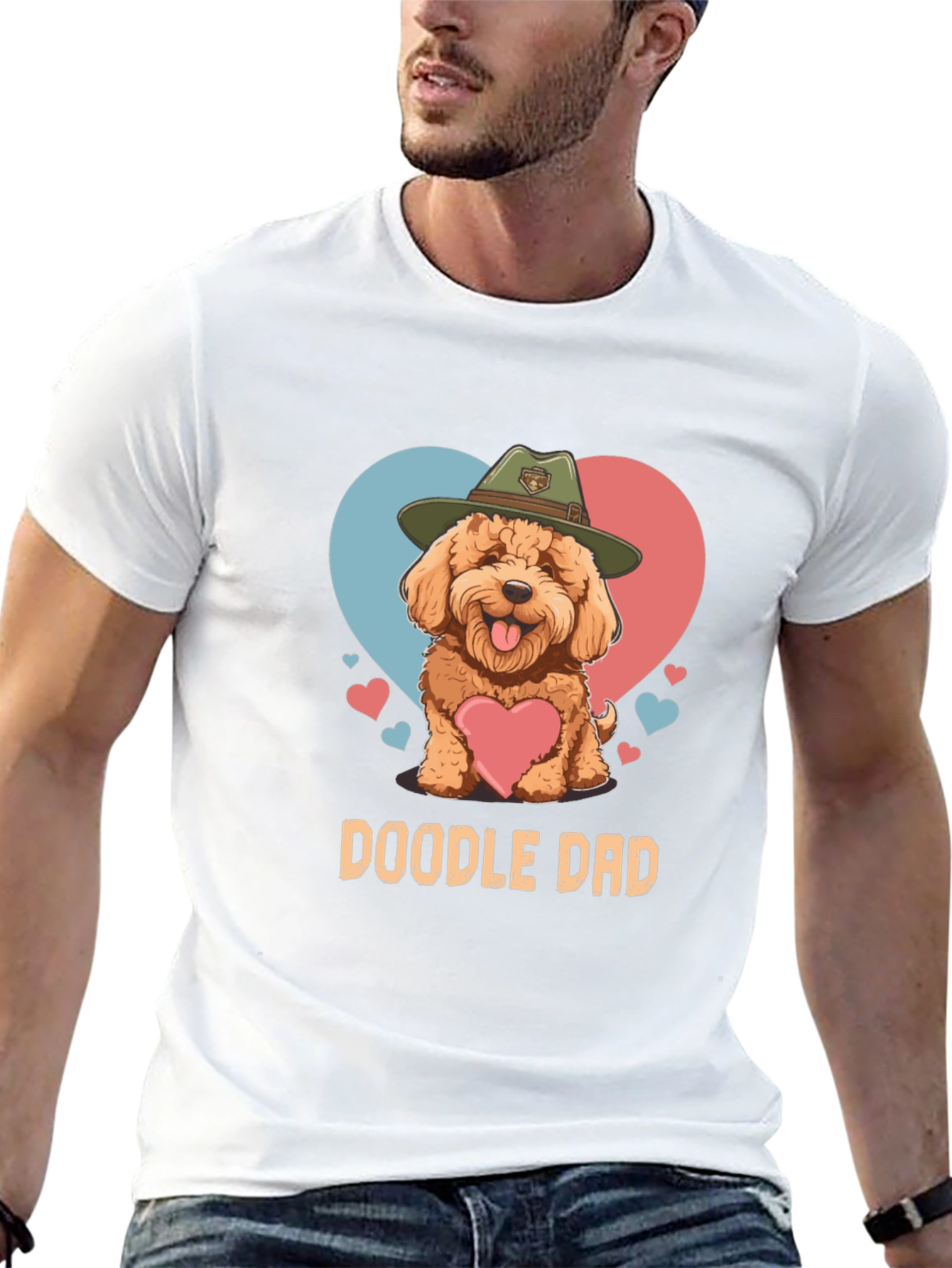 Doodle Dad T-Shirt - Cute Dog Lover Tee