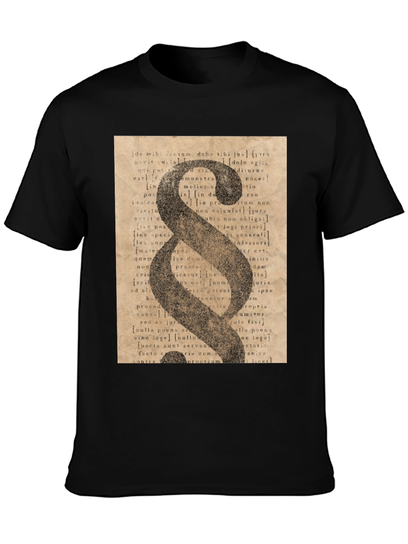 Paragraph Symbol T-Shirt - Law & Legal Print