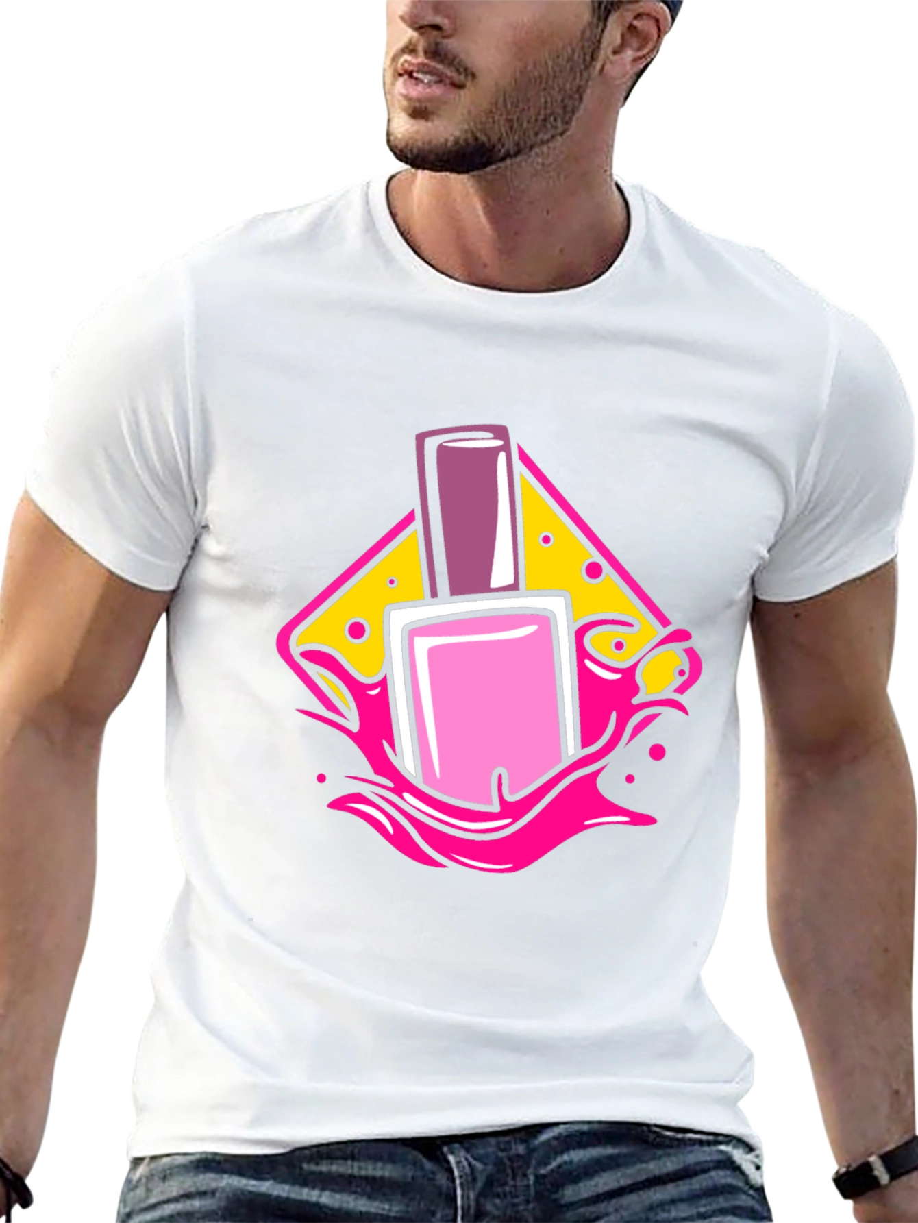 Nail Polish Graphic T-Shirt