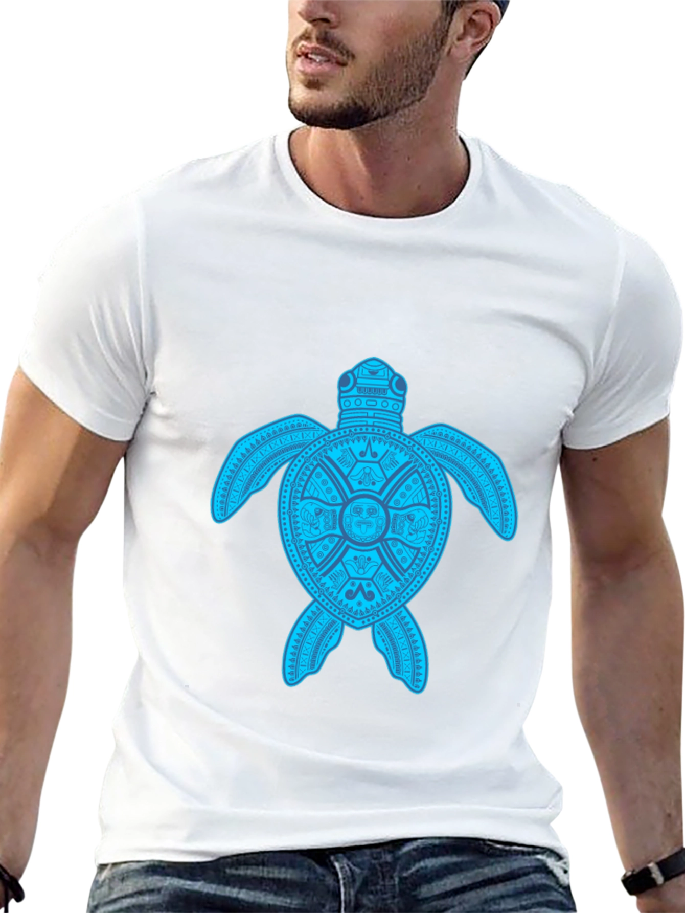 Turtle Graphic Tee - Black