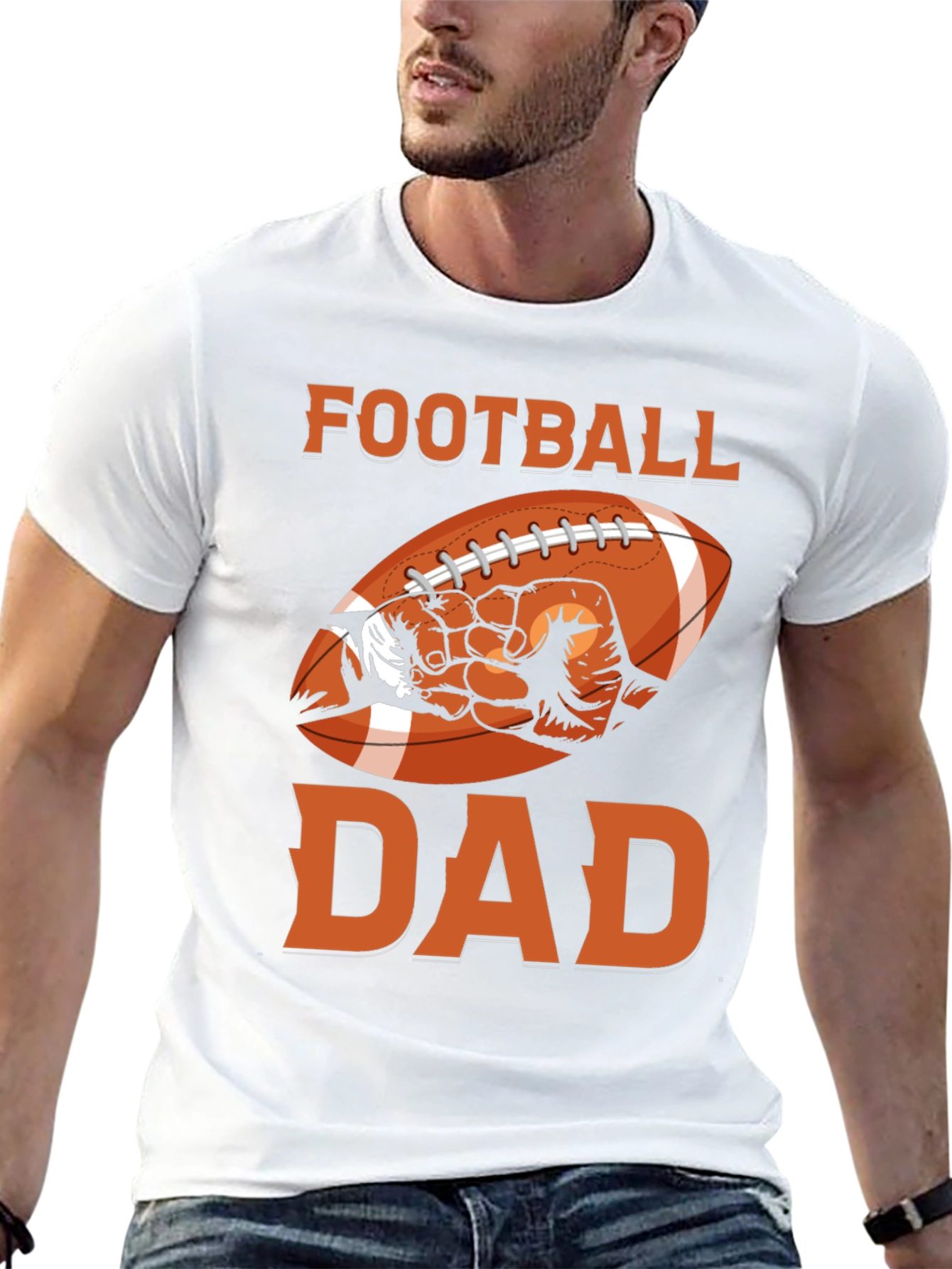 Football Dad Graphic T-Shirt