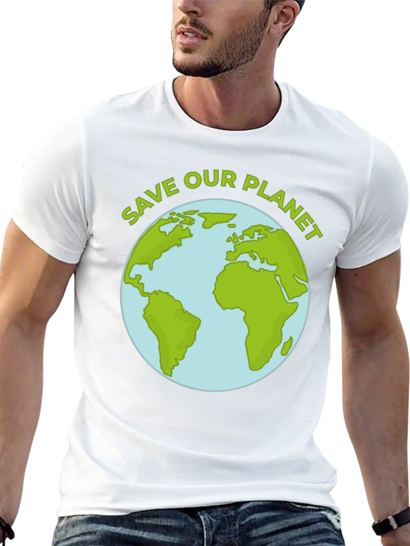 Save Our Planet Earth Graphic T-Shirt