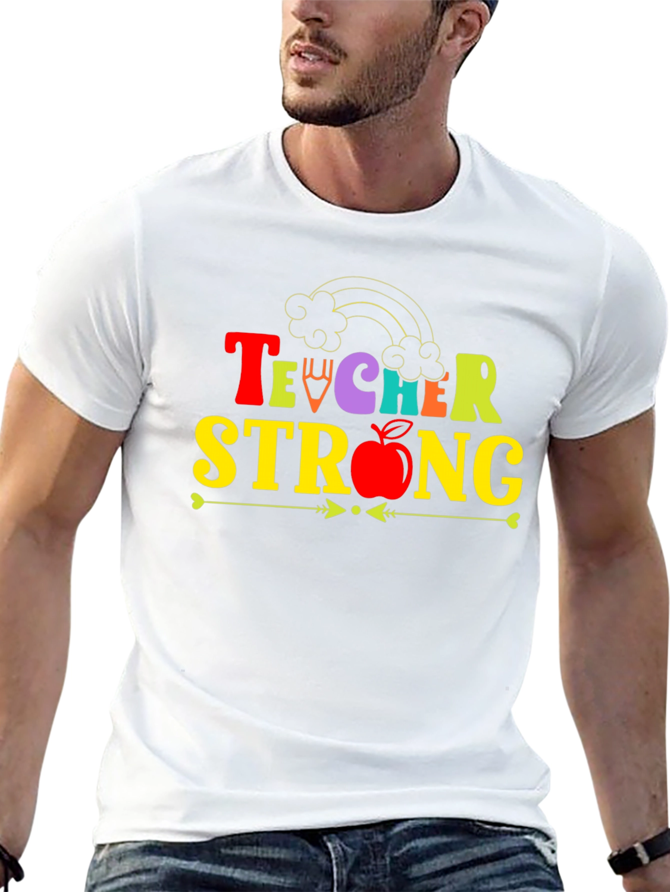 Teacher Strong T-Shirt Teacher Appreciation Tee