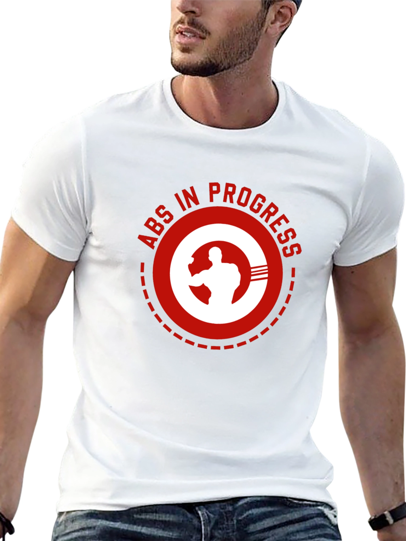 Abs In Progress Graphic T-Shirt - Black
