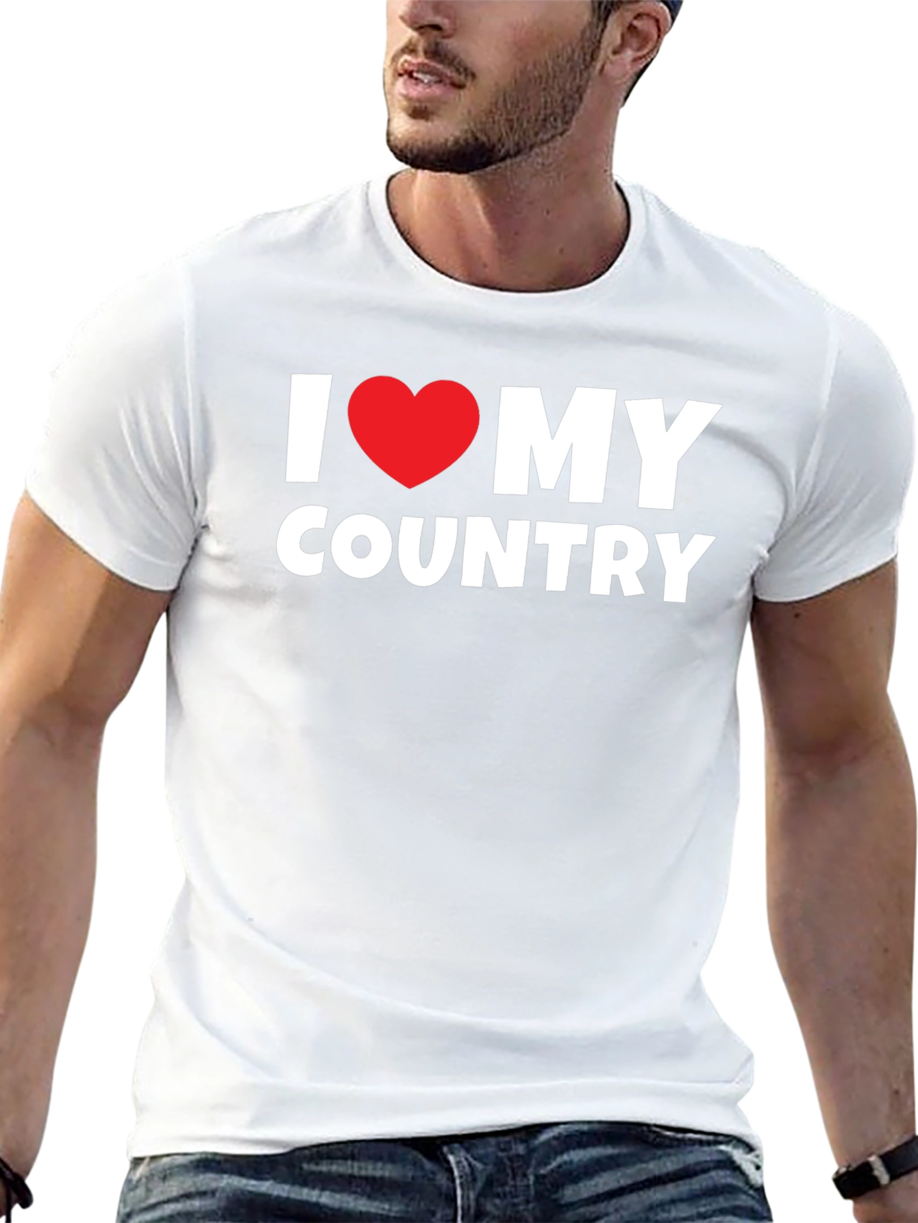I Love My Country T-Shirt - Patriotic Pride