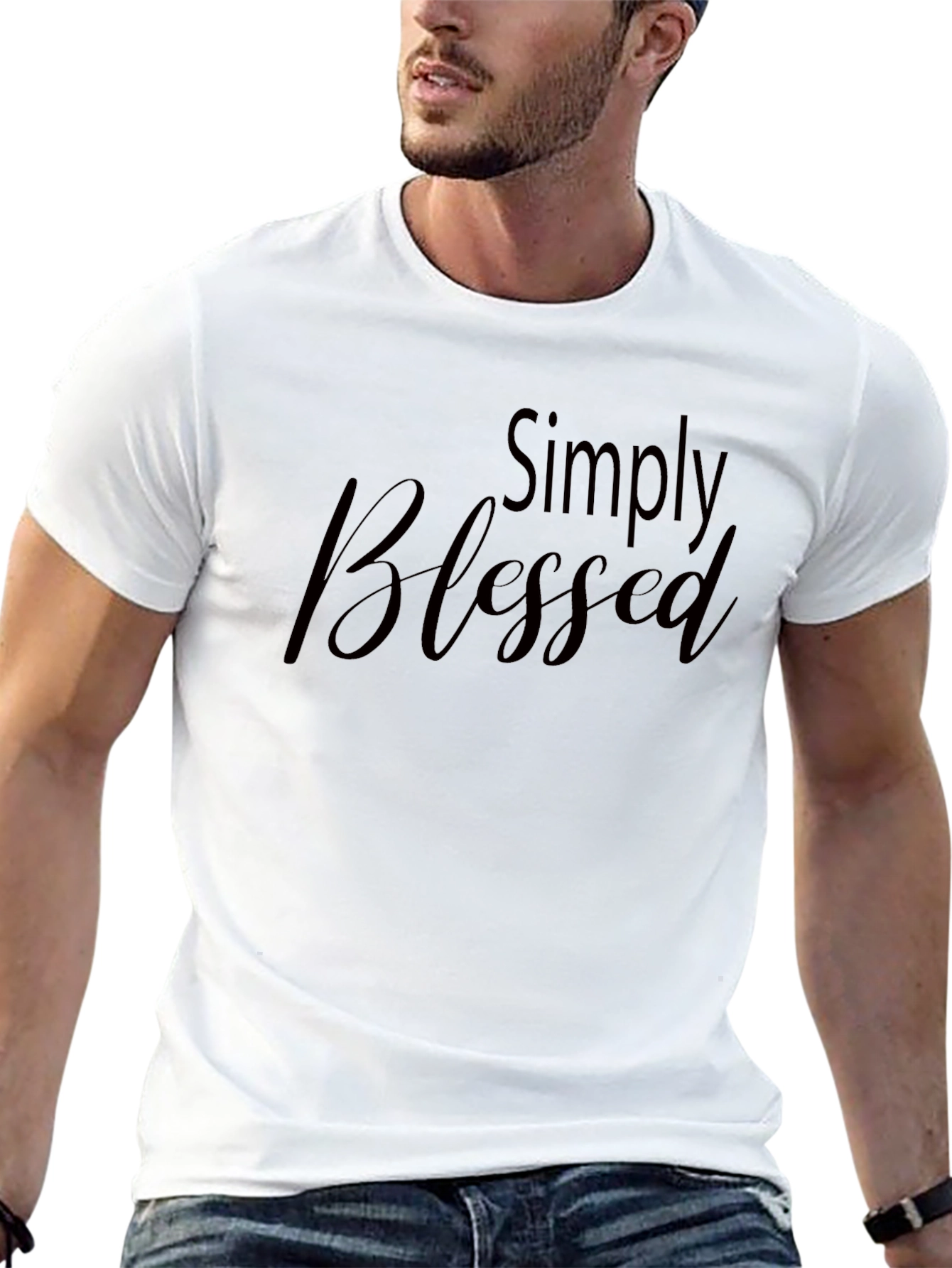 Simply Blessed Black T-Shirt