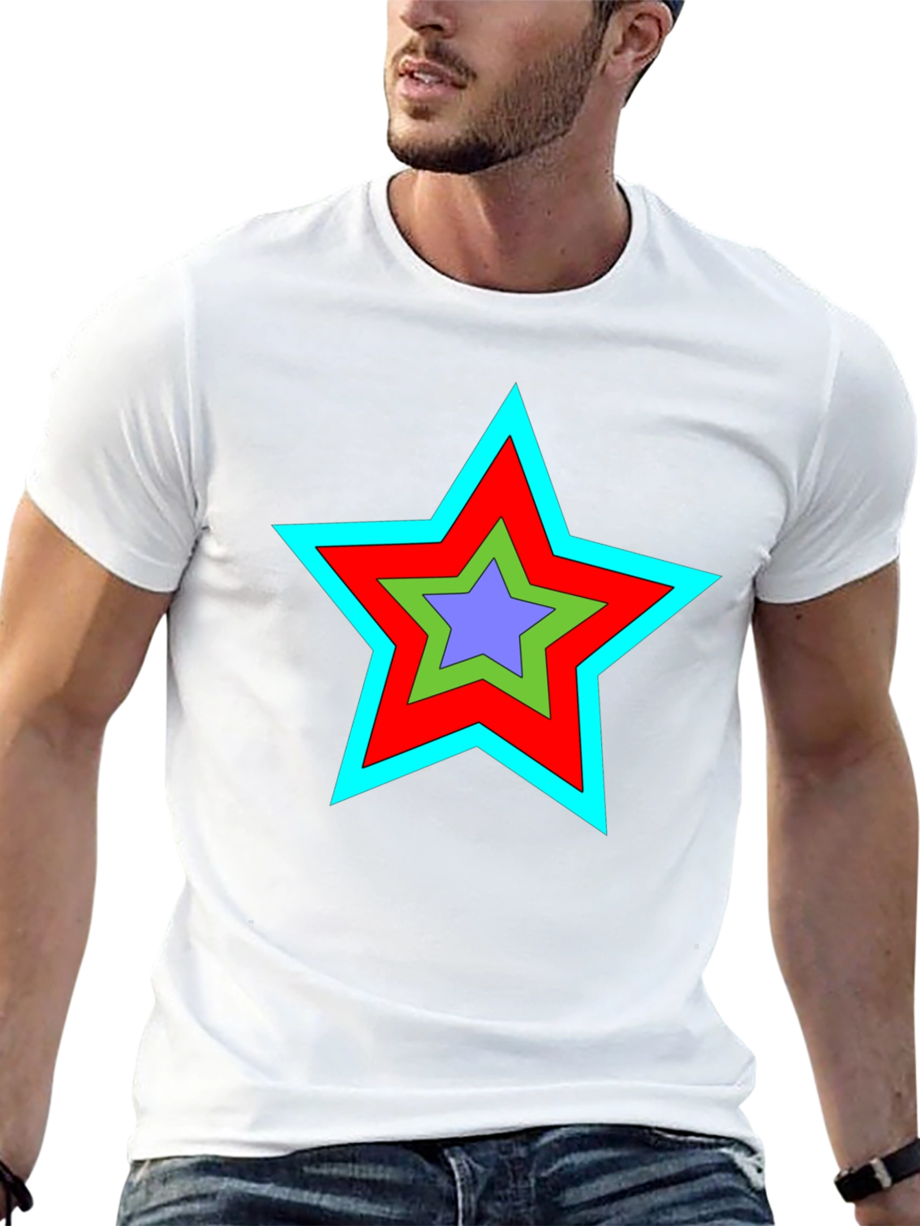 Star Graphic Black T-Shirt