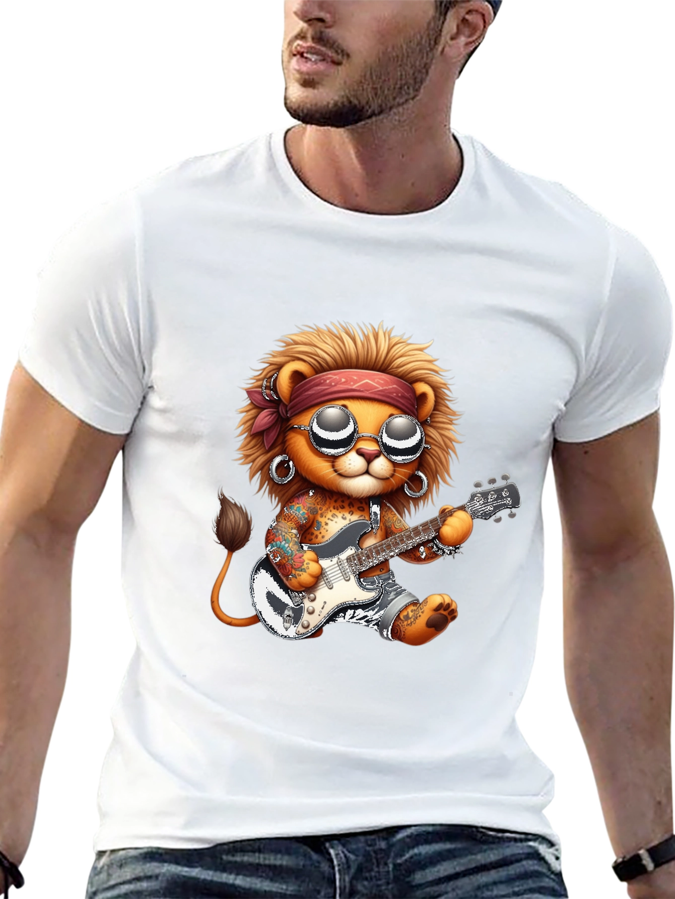 Rockin Lion Graphic Tee