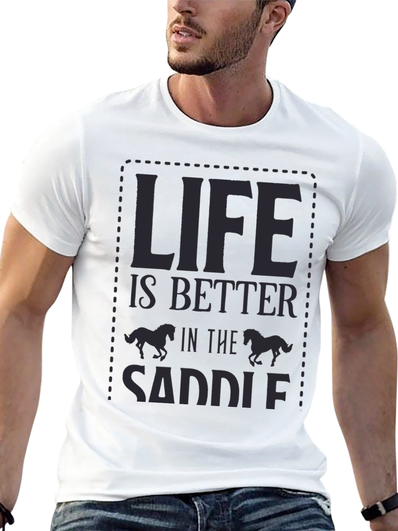 Life is Better in the Saddle Graphic Tee
