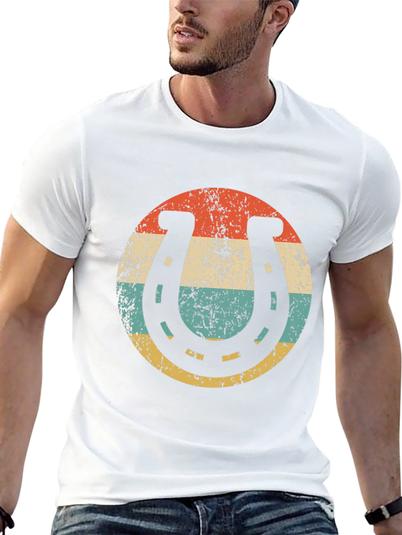 Retro Horseshoe Graphic Tee