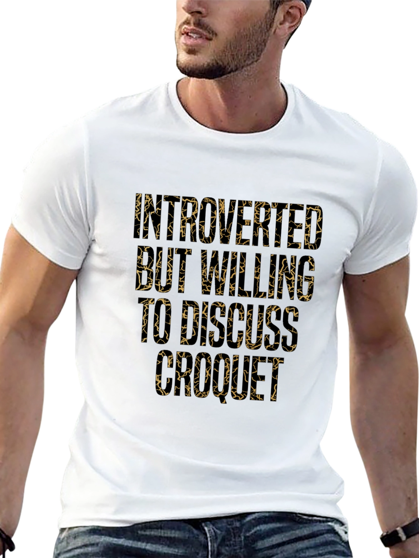 Introverted but Willing to Discuss Crochet T-Shirt