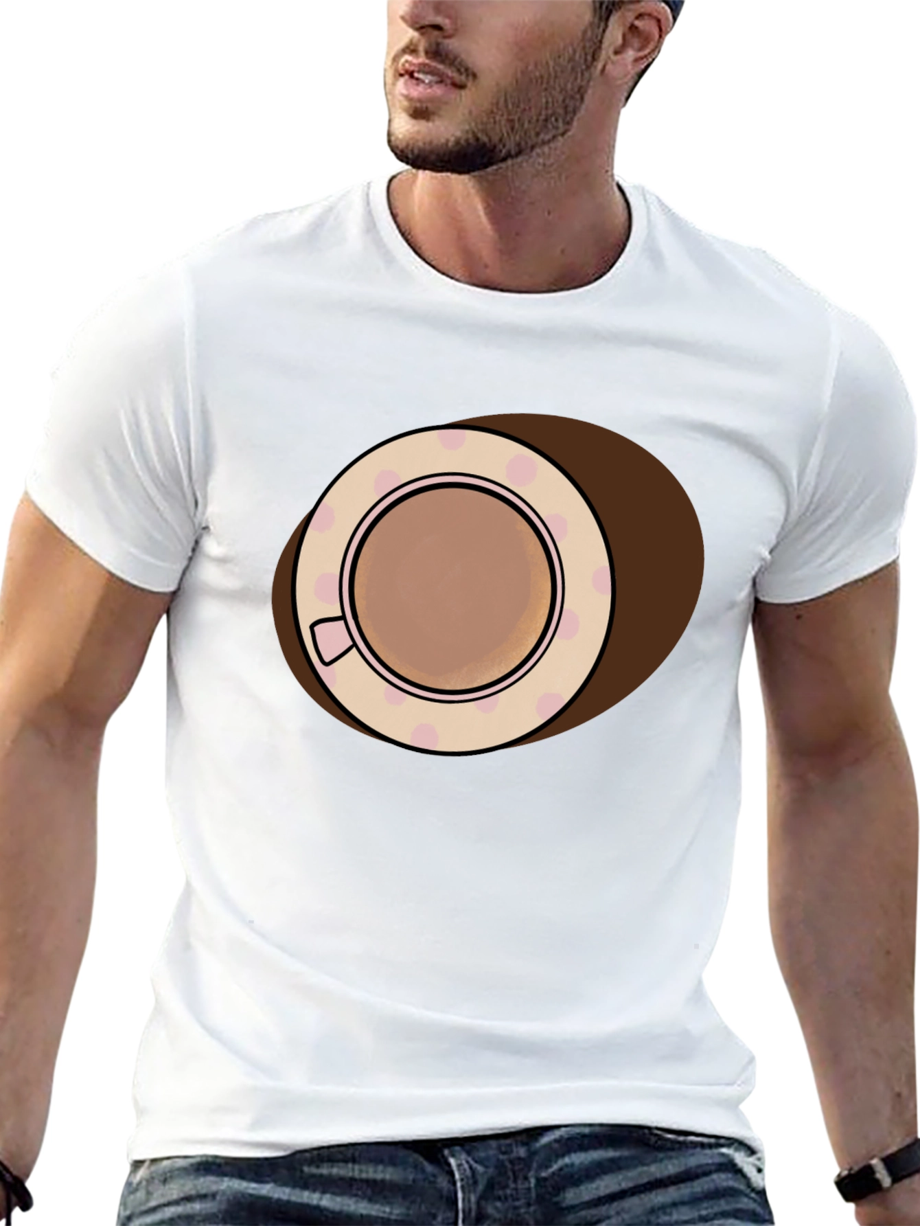 Coffee Cup Graphic T-Shirt