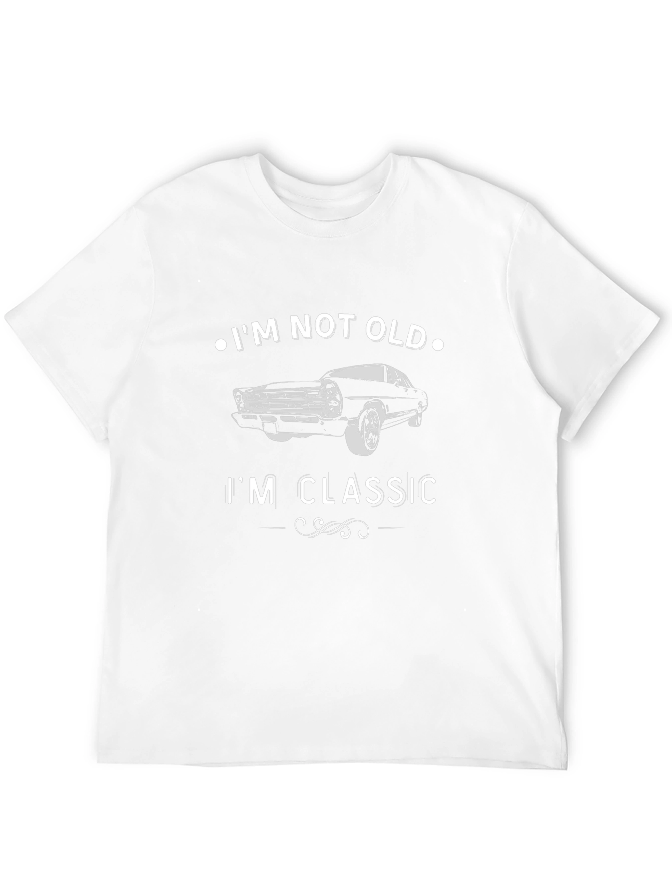 Im Not Old Im Classic Mens Black Graphic T-Shirt