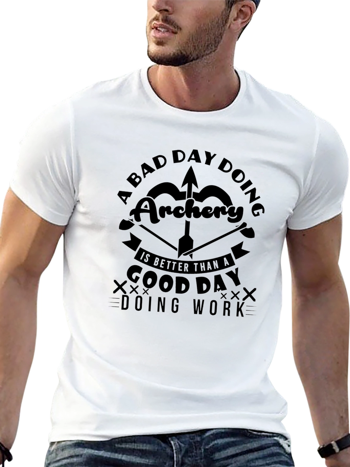 Archery T-Shirt: A Bad Day Doing Archery