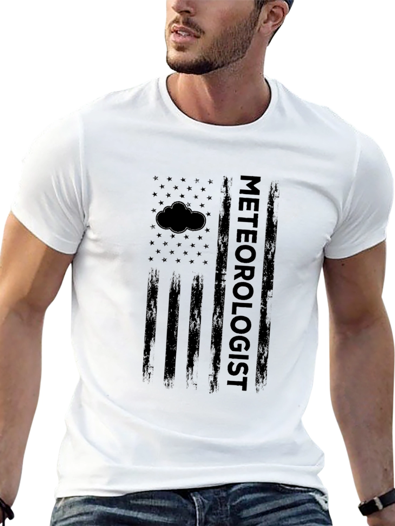 Meteorologist Flag Graphic T-Shirt