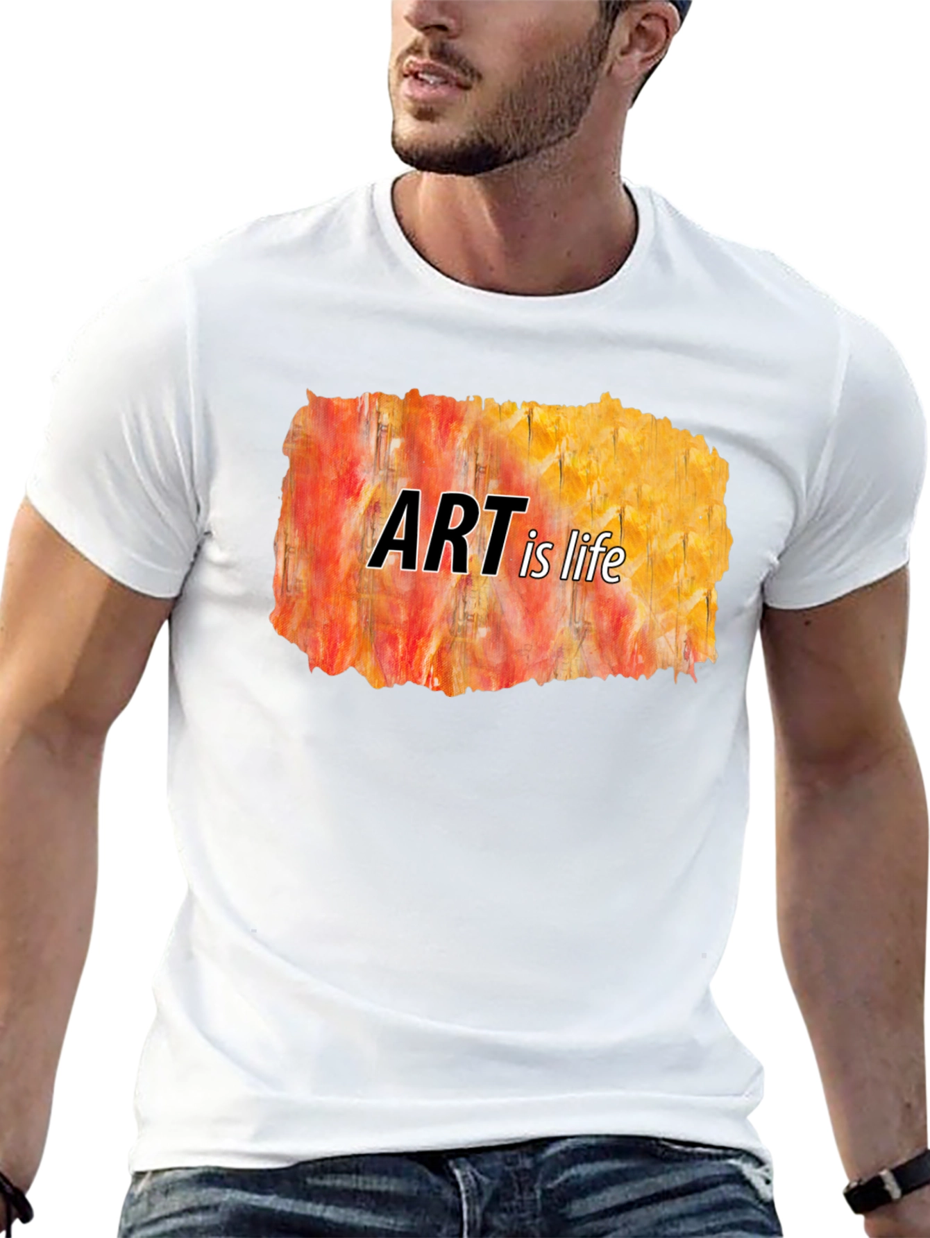 Art Is Life Black T-Shirt