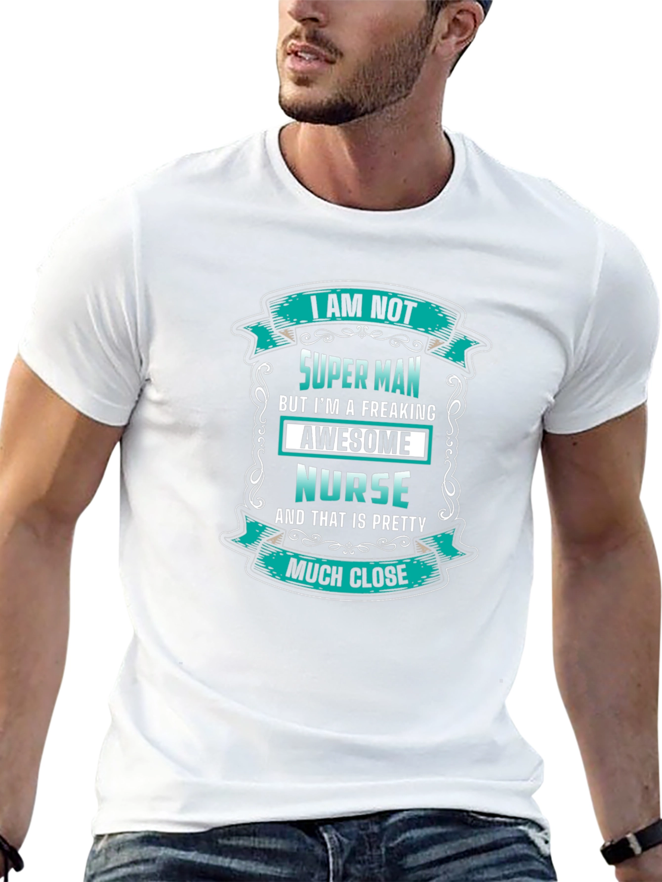Awesome Nurse Graphic Tee - Novelty Unisex T-Shirt