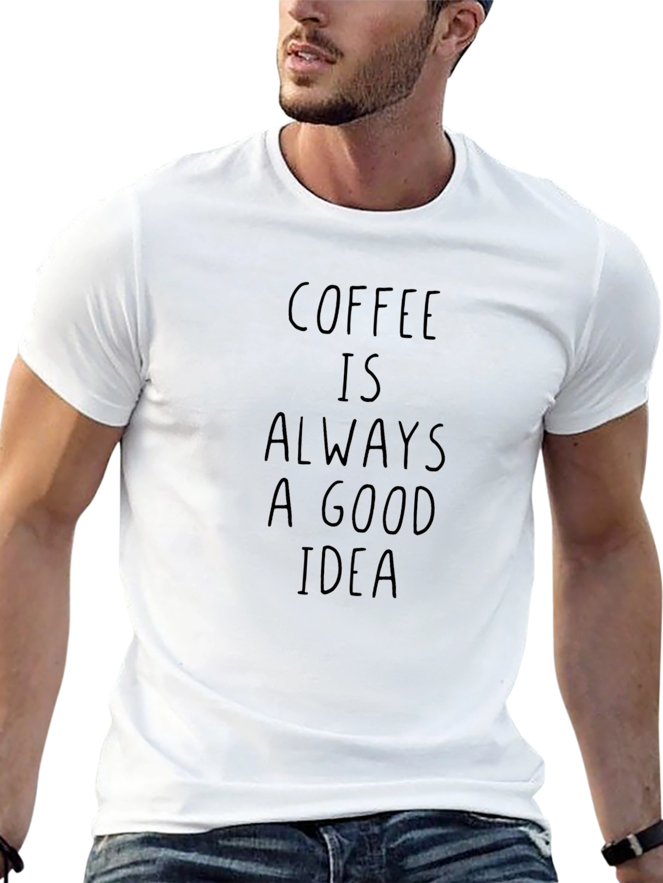 Coffee is Always a Good Idea Black T-Shirt