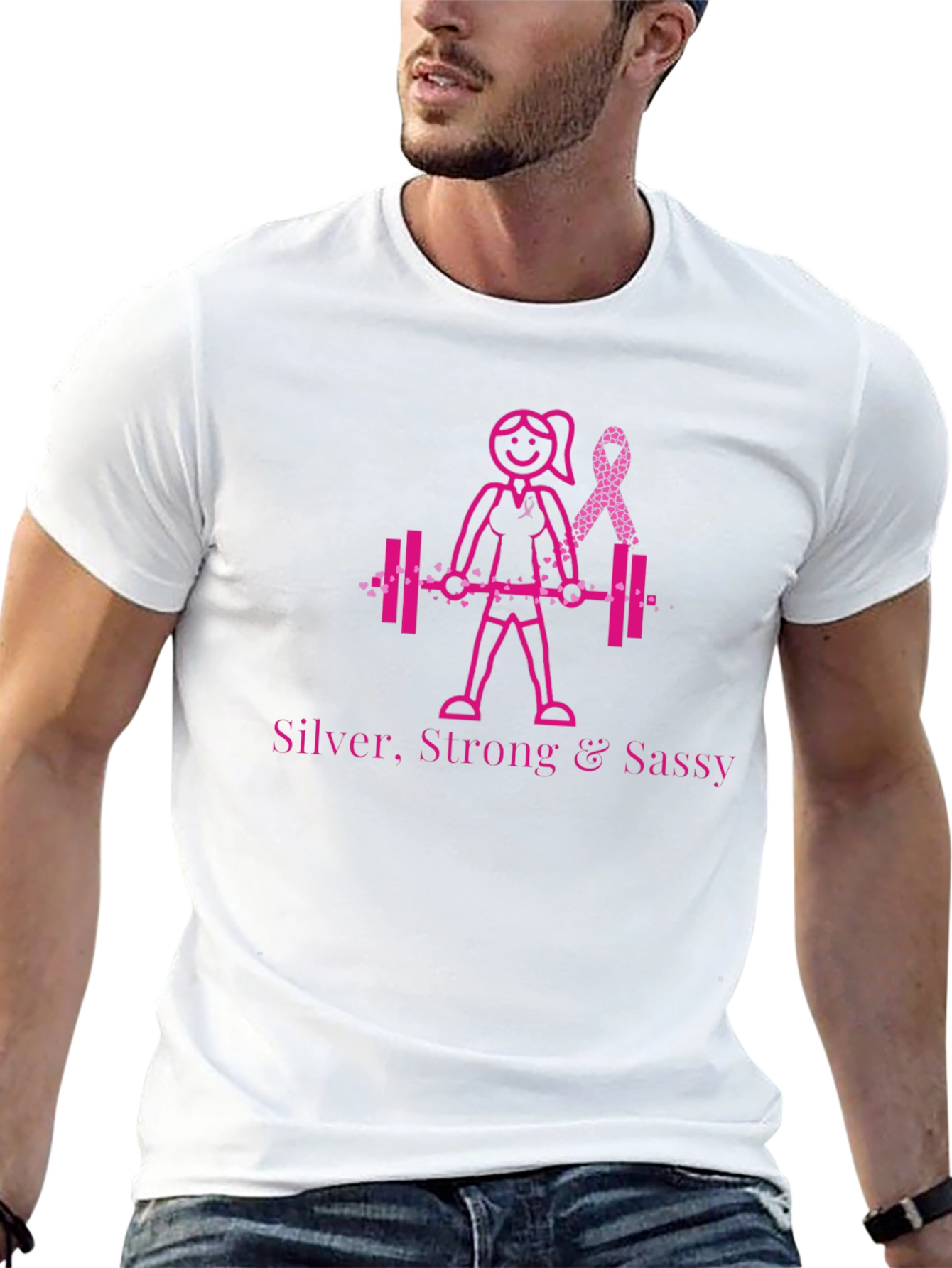 Silver Strong & Sassy Graphic Tee