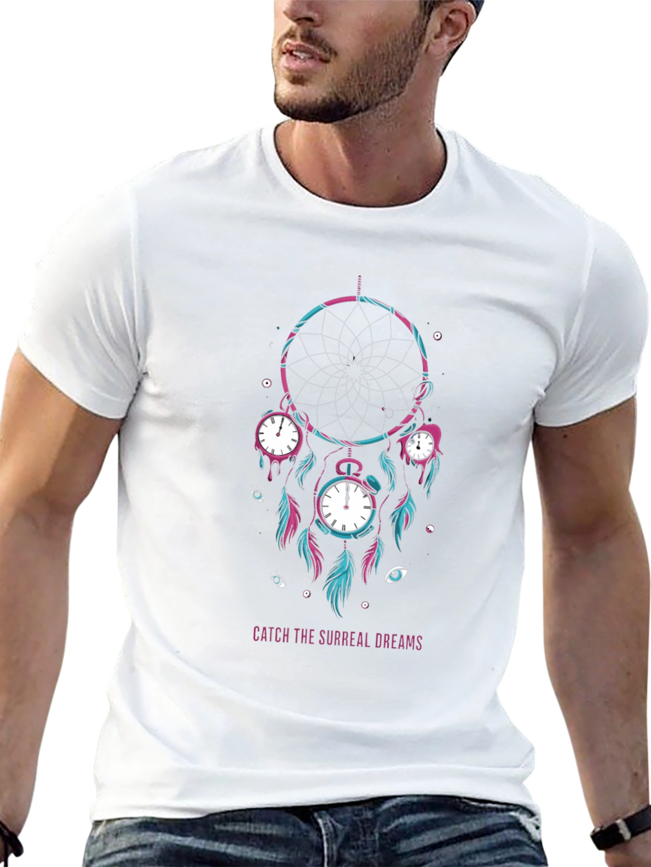 Surreal Dream Catcher Graphic T-Shirt