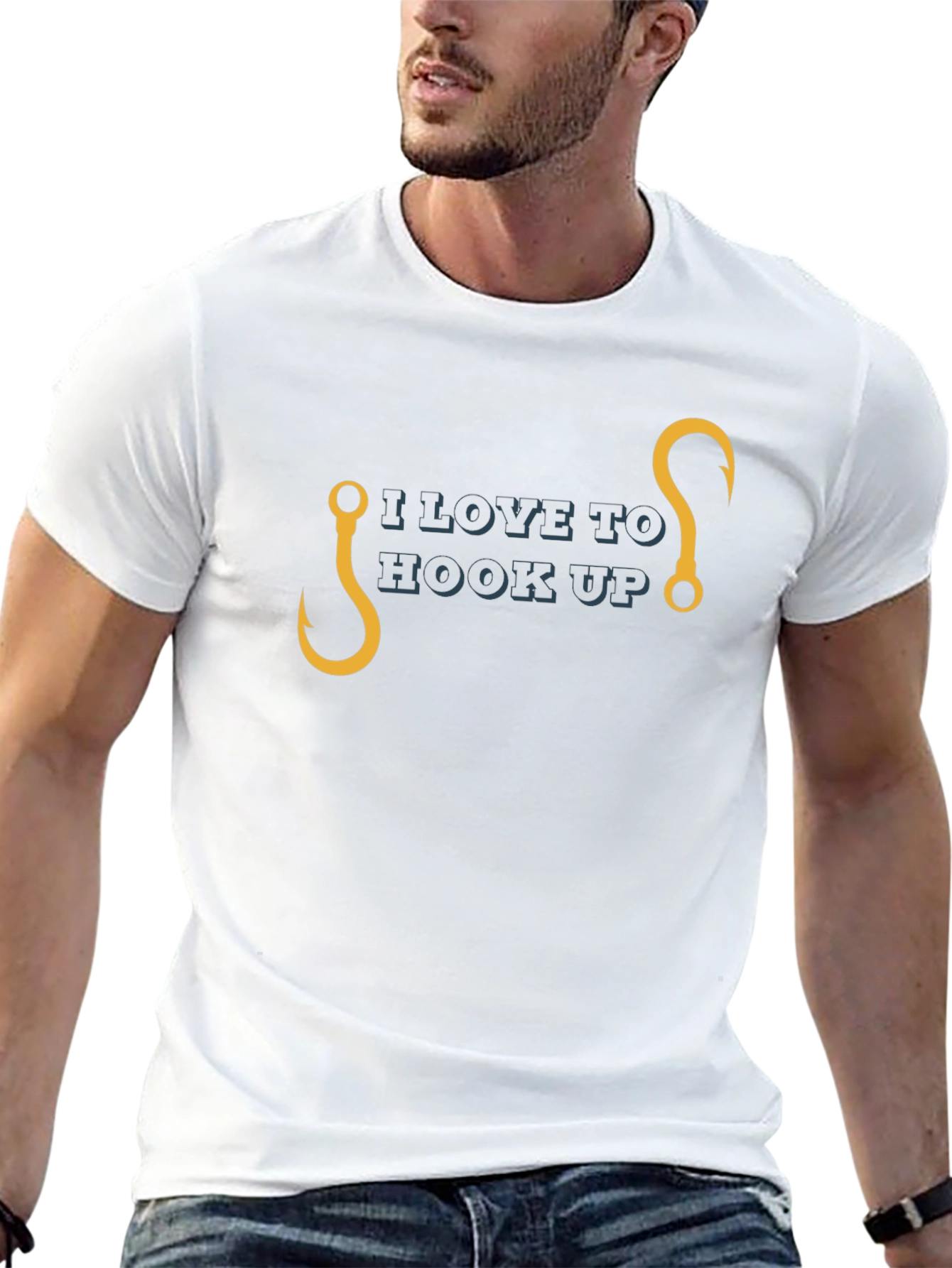 I Love To Hook Up Graphic Tee