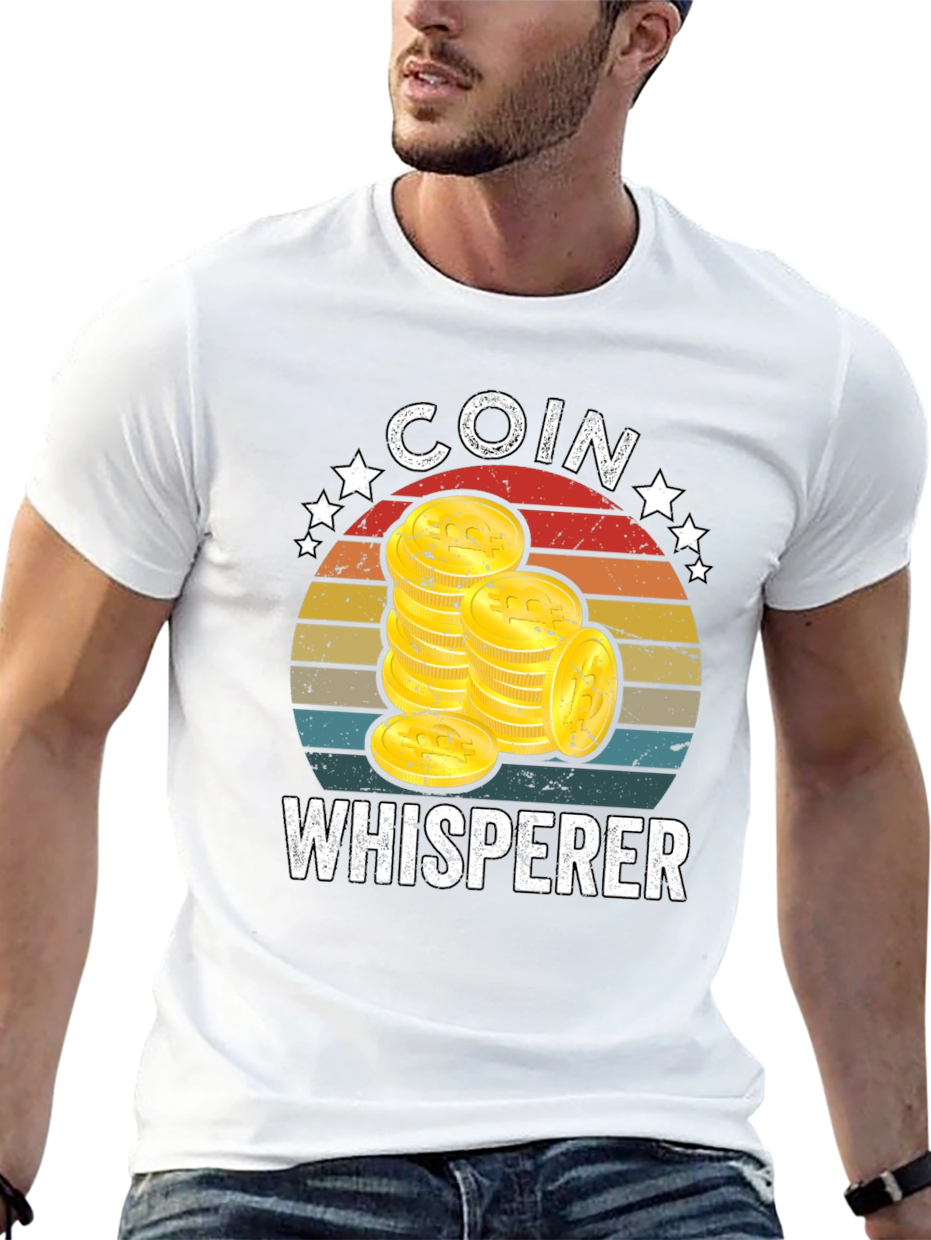 Coin Whisperer Graphic Tee - Black T-Shirt