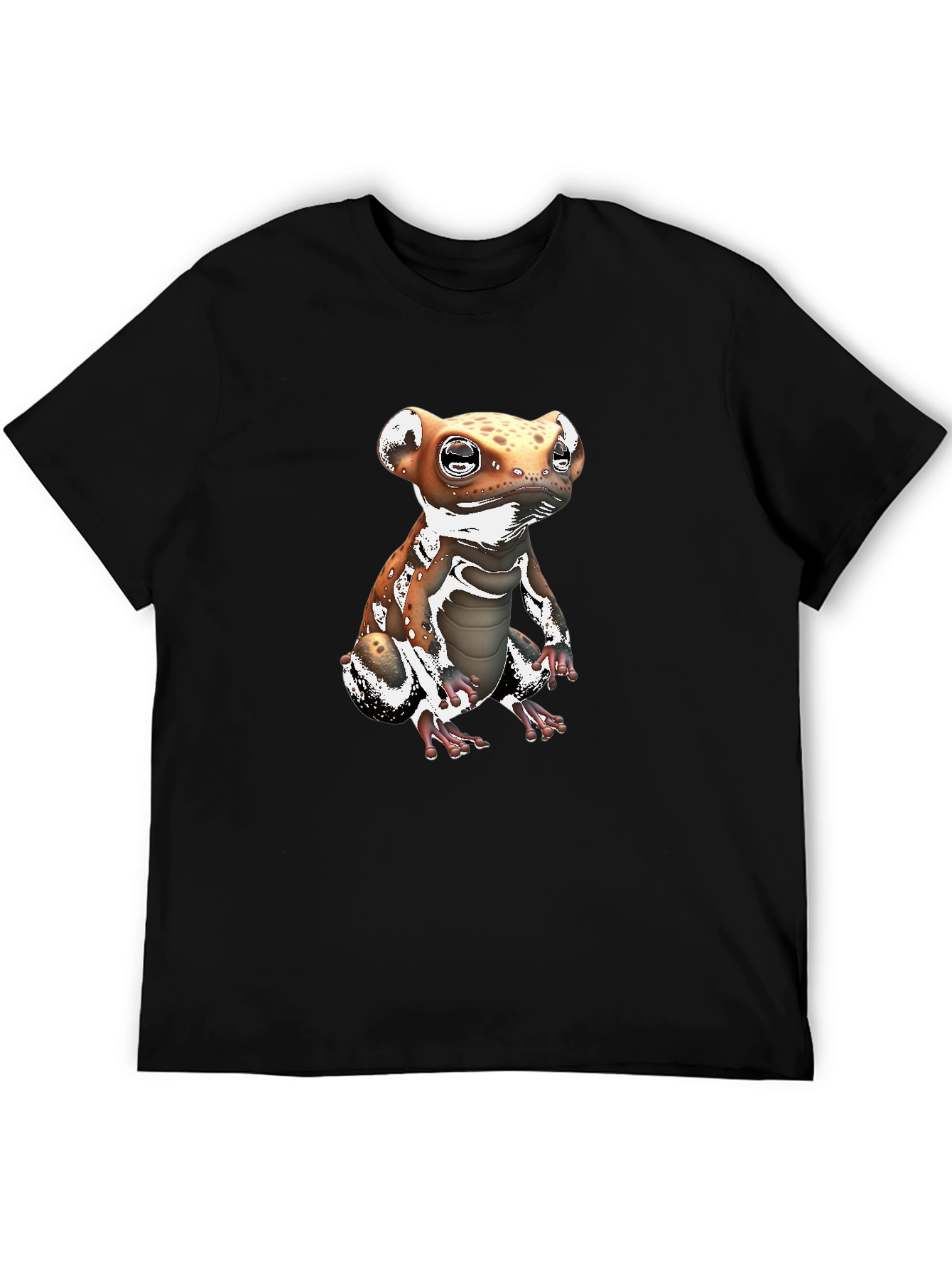 Cute Frog Graphic Tee - Stylish Black T-Shirt