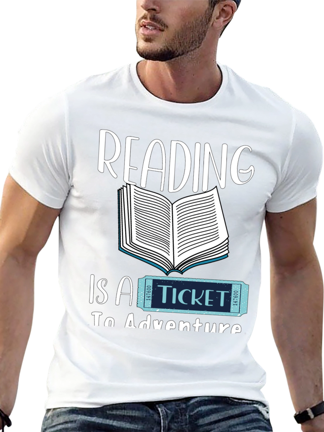 Reading is a Ticket to Adventure Graphic Tee