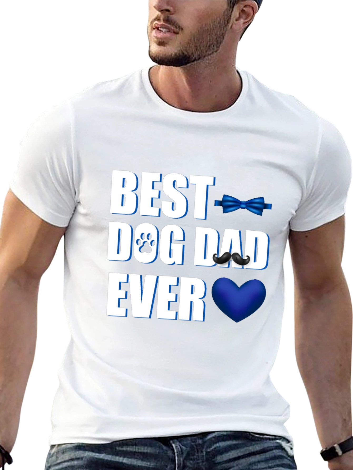 Best Dog Dad Ever T-Shirt - Black