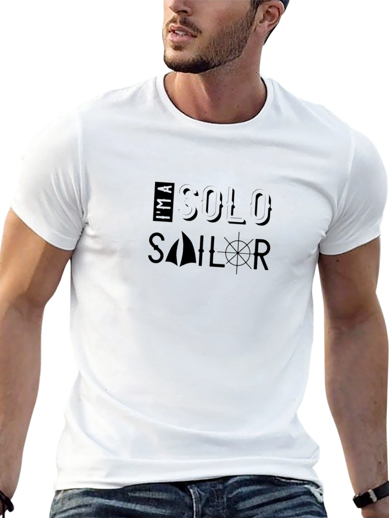 Im a Solo Sailor Black T-Shirt