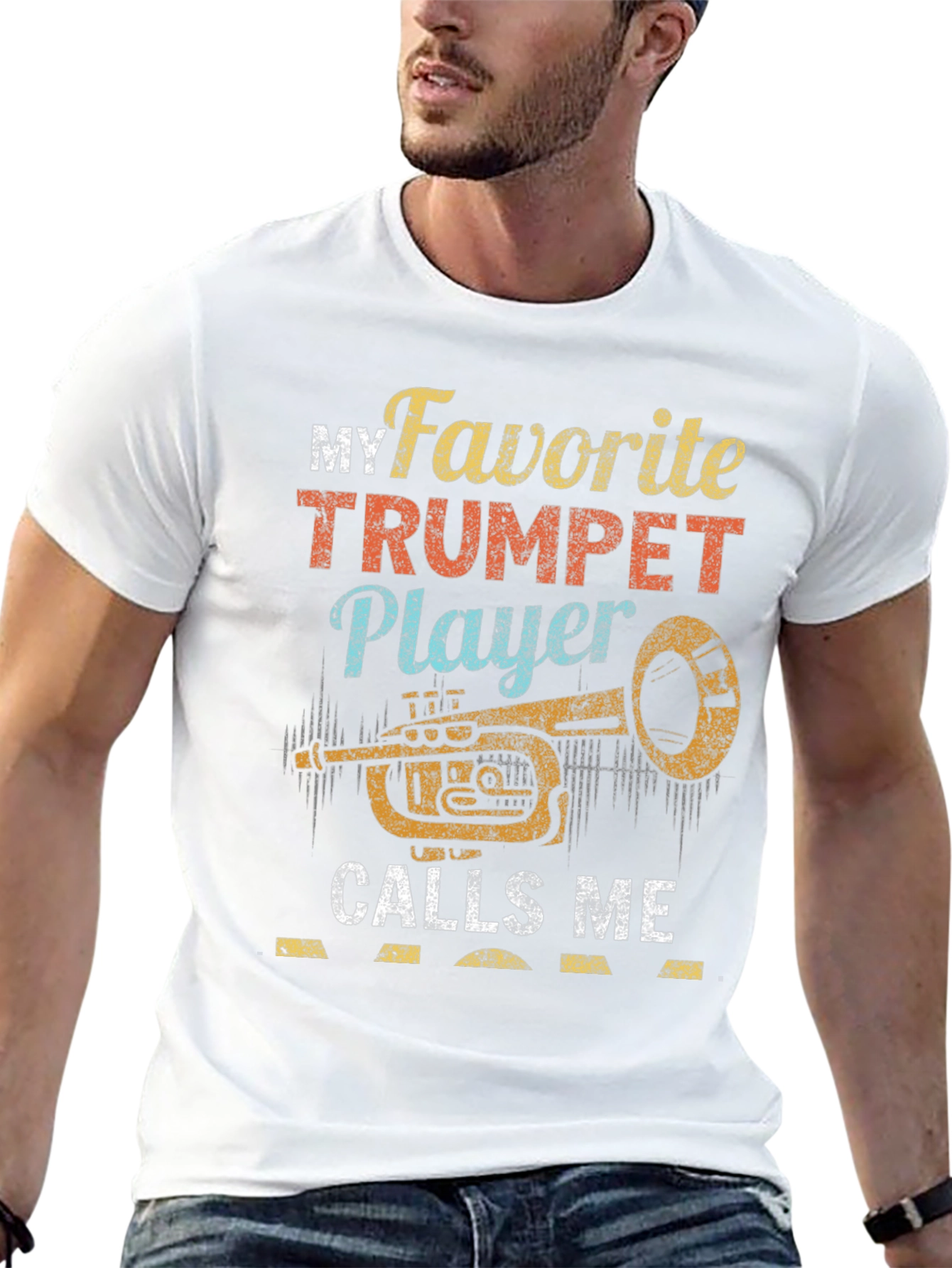 My Favorite Trumpet Player T-Shirt - Musician Gift