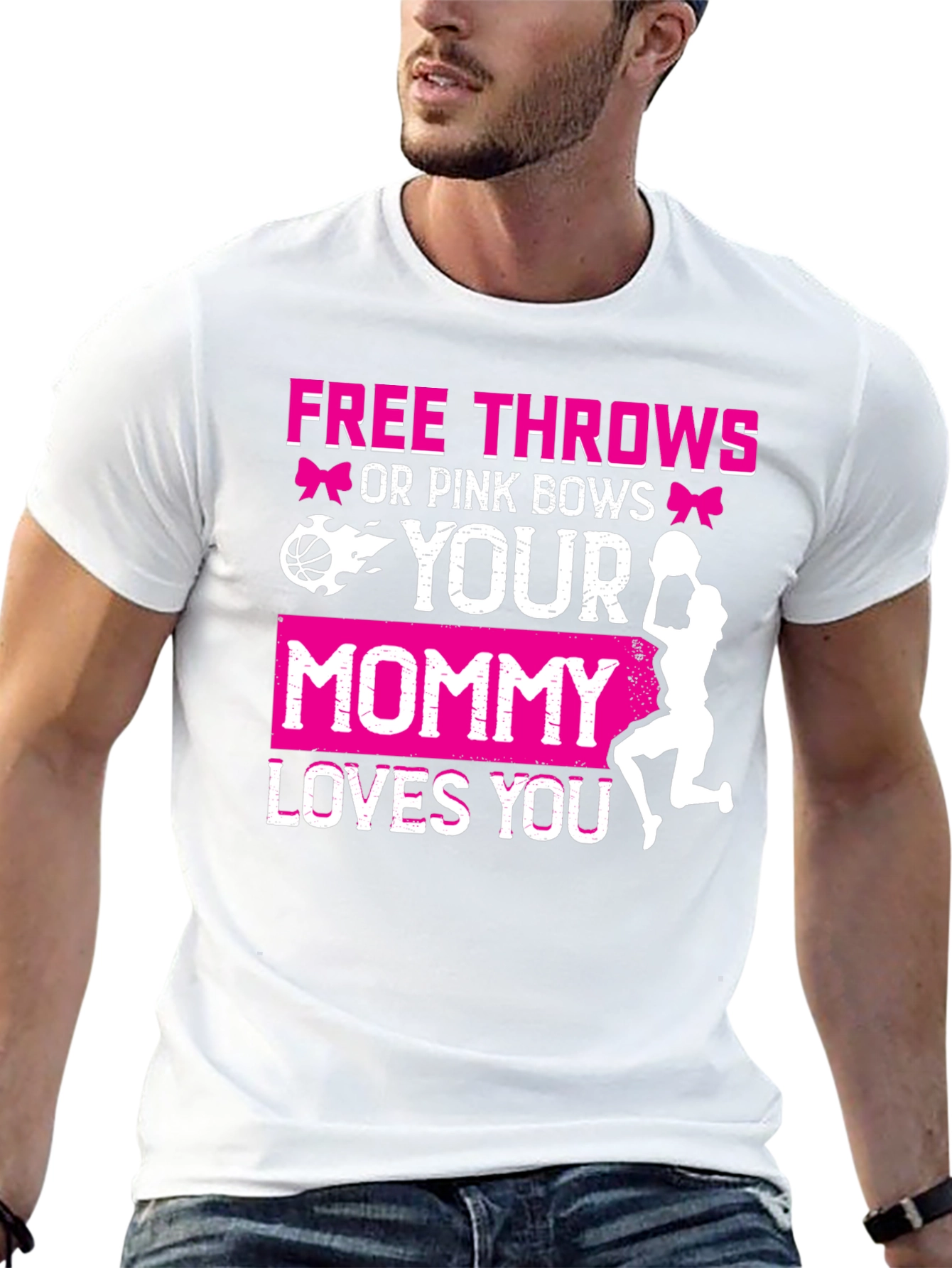 Free Throws or Pink Bows T-Shirt