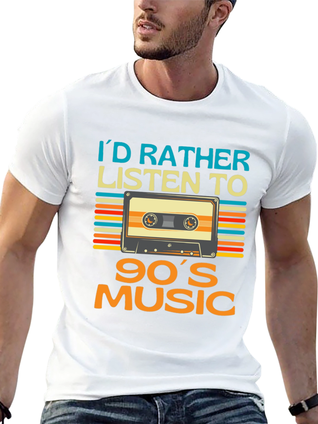 90s Music Cassette T-Shirt - Retro Style
