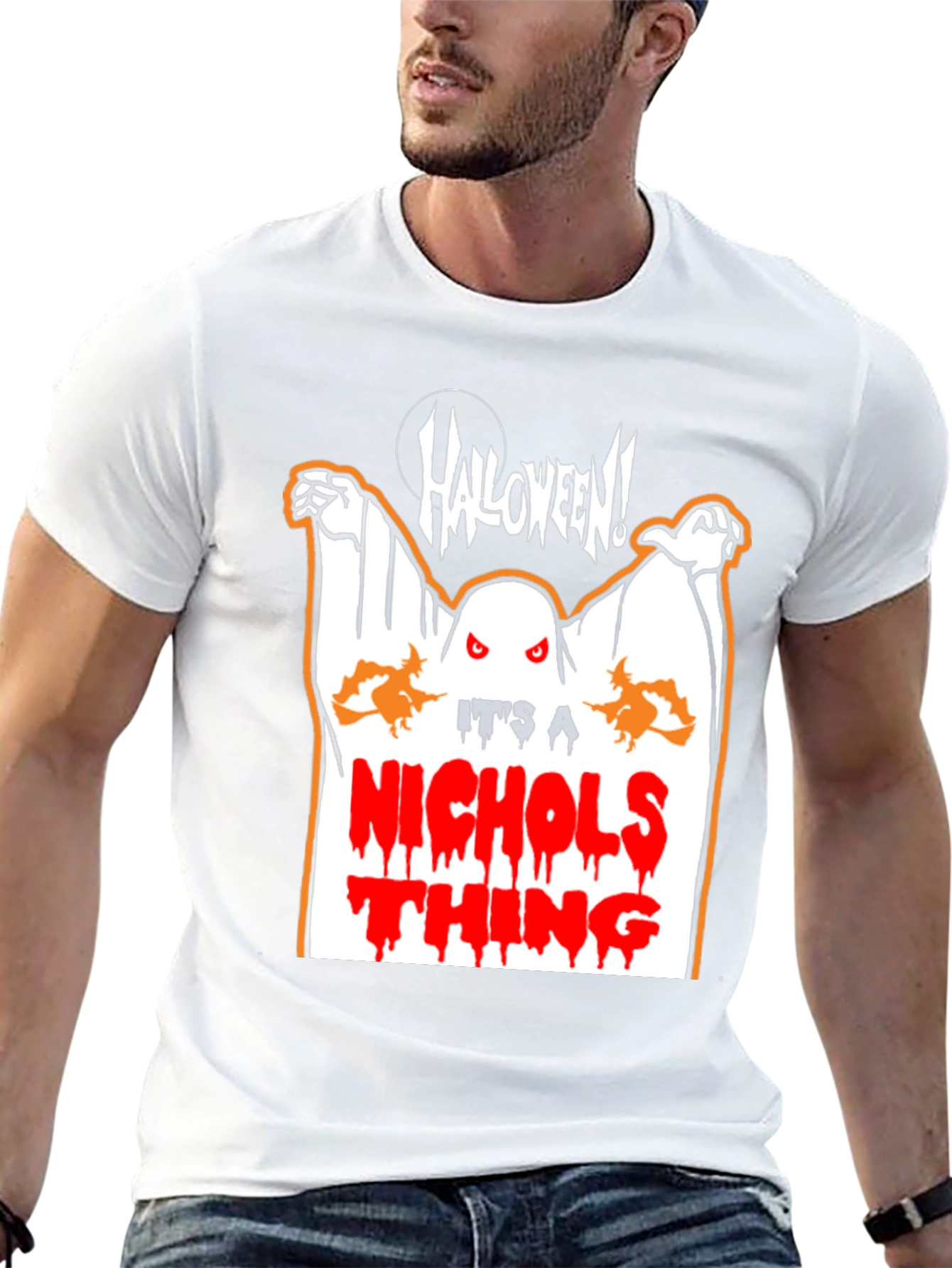 Halloween Nichols Thing Ghost T-Shirt