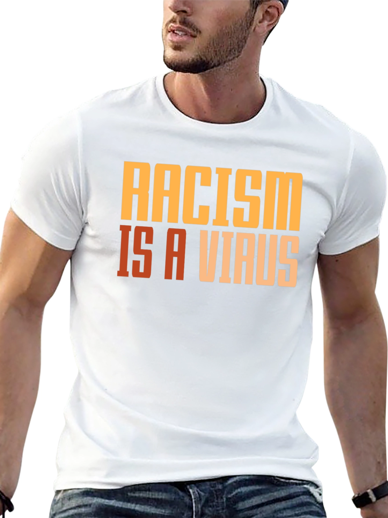 Racism is a Virus Graphic T-Shirt