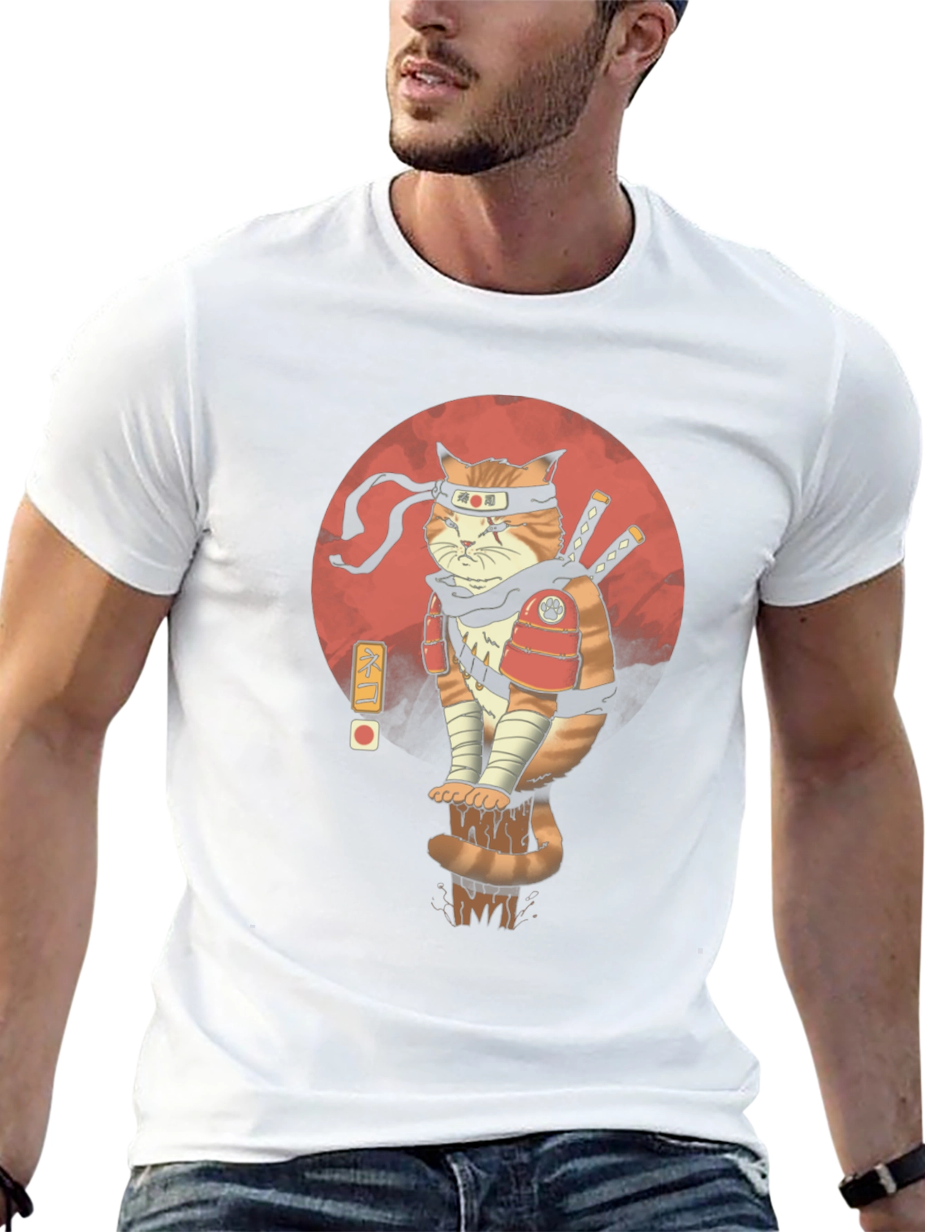 Ninja Cat T-Shirt - Unique Graphic Tee