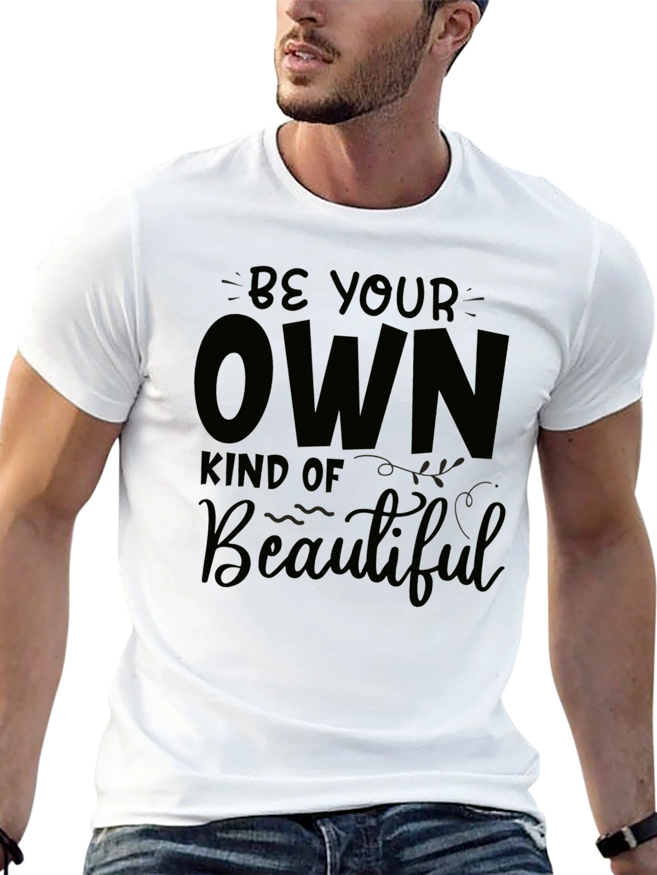 Be Your Own Kind of Beautiful Black Tee