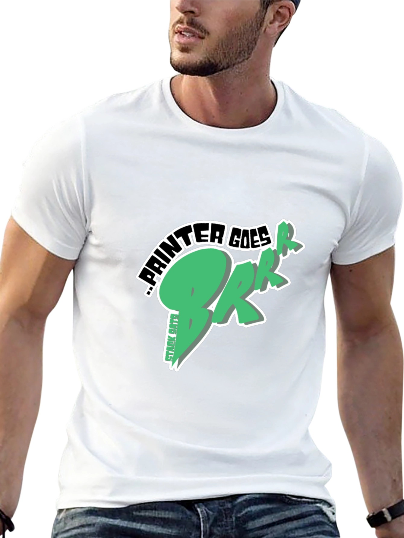 Painter Goes Brrr Black T-Shirt