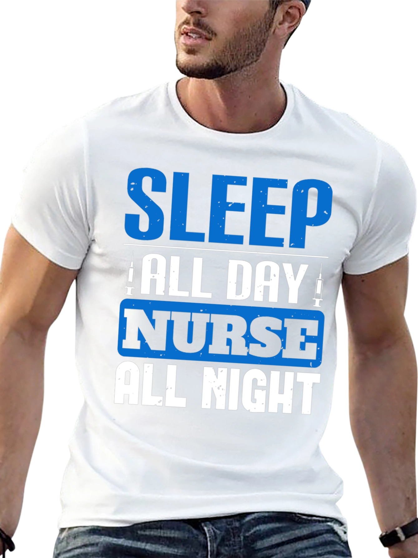 Sleep All Day Nurse All Night T-Shirt