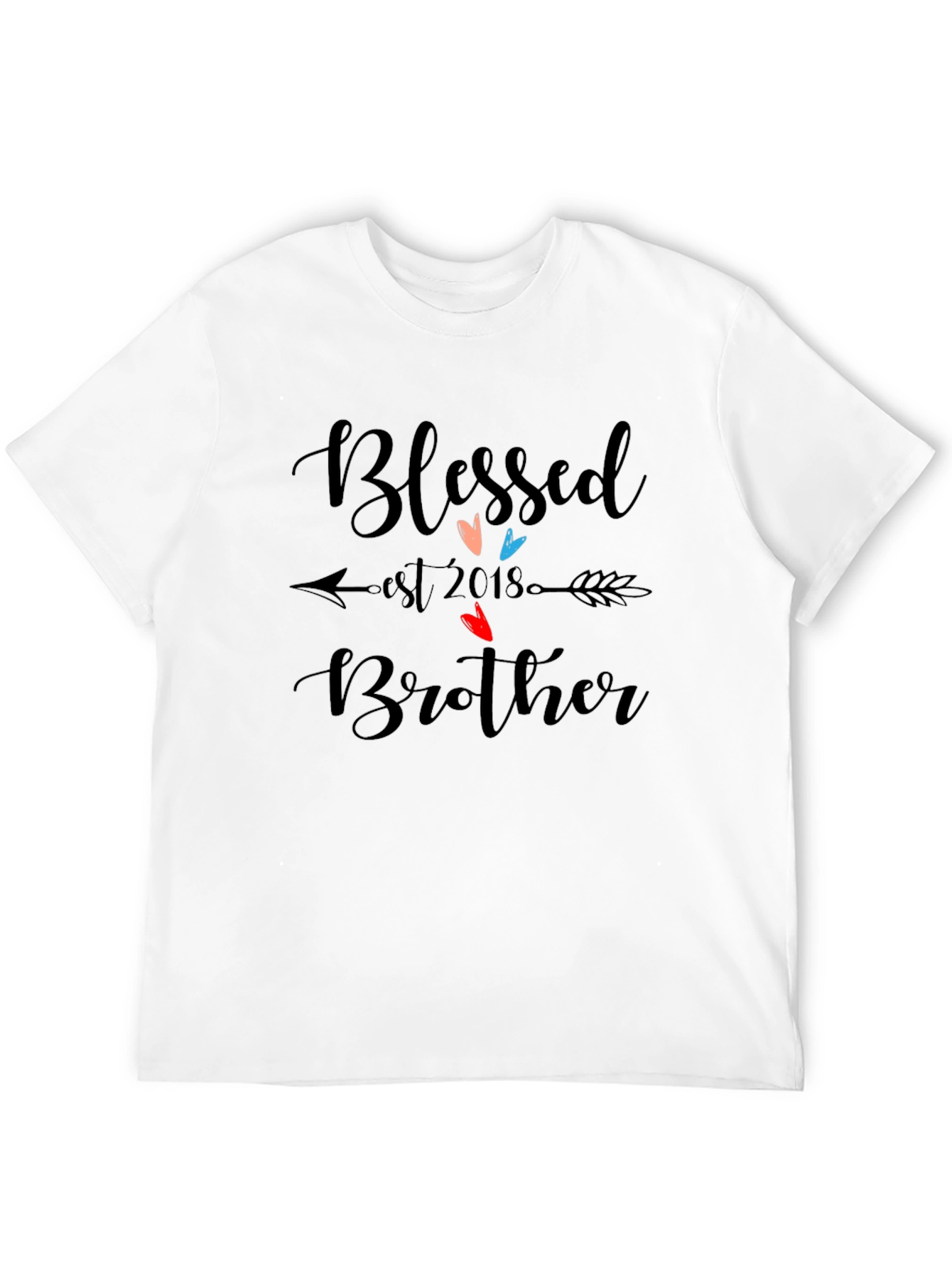 Blessed Brother Est 2018 Graphic T-Shirt